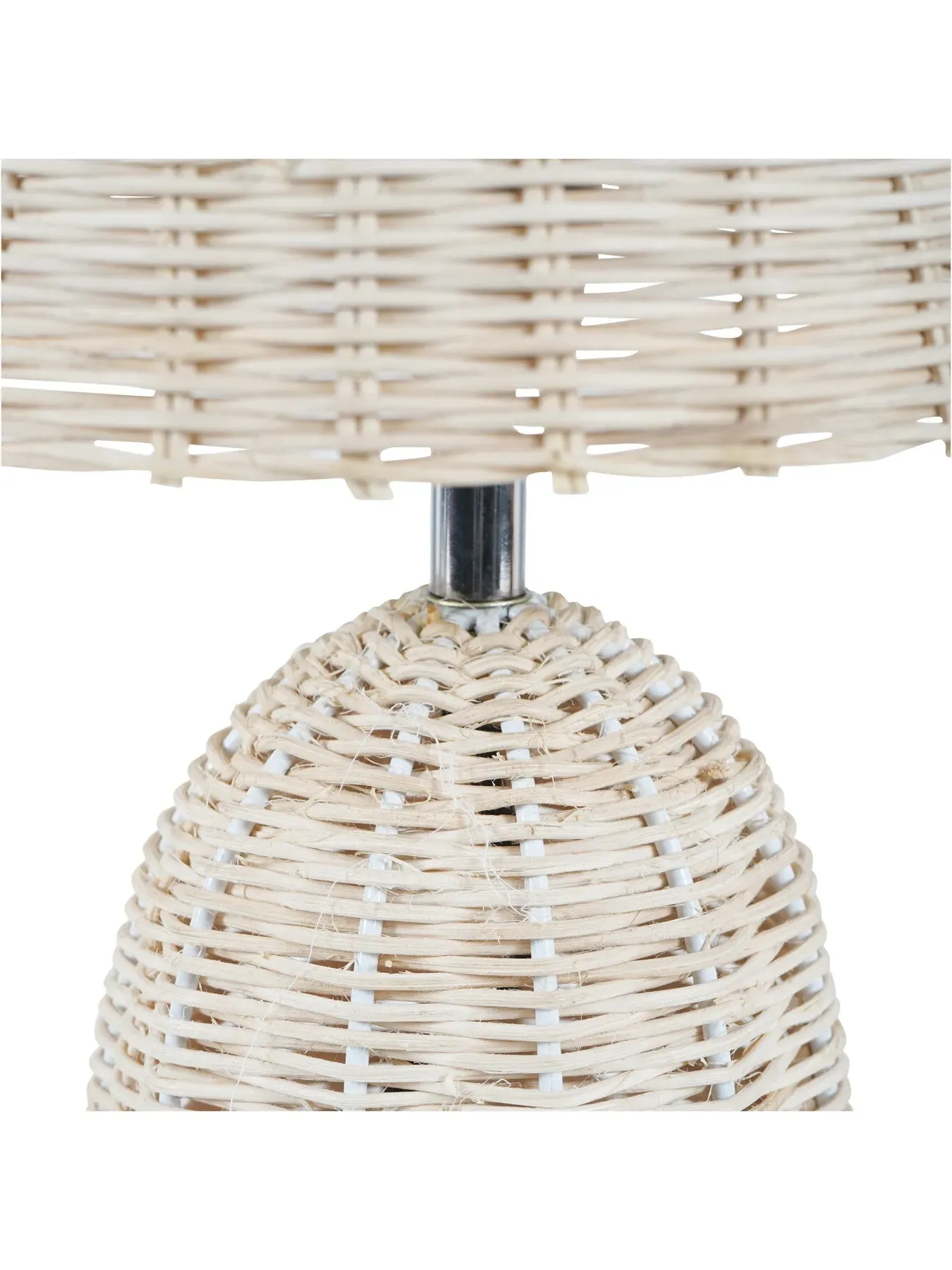 Mini Table Lamp with Shade - Natural, Rattan
