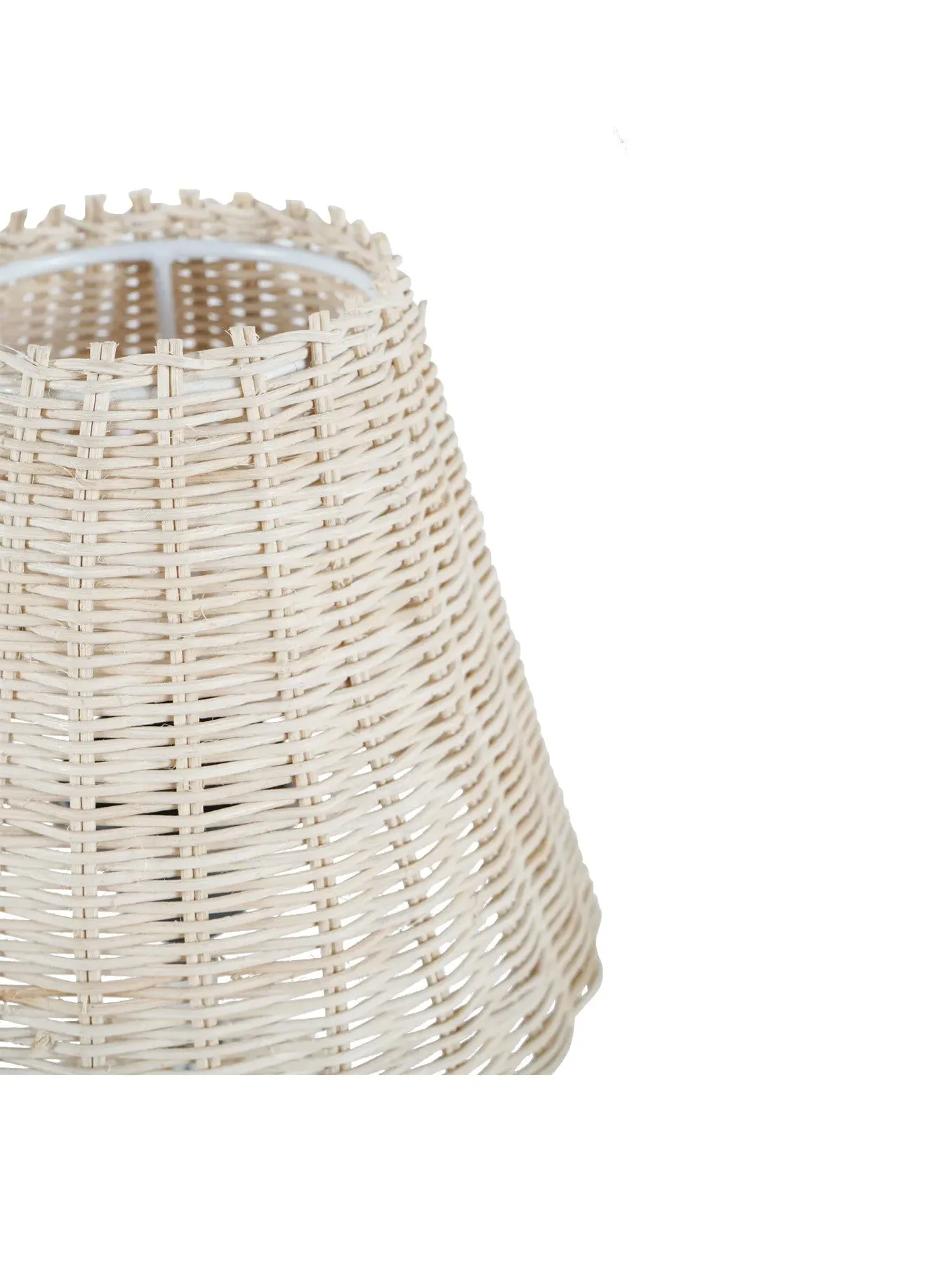 Mini Table Lamp with Shade - Natural, Rattan