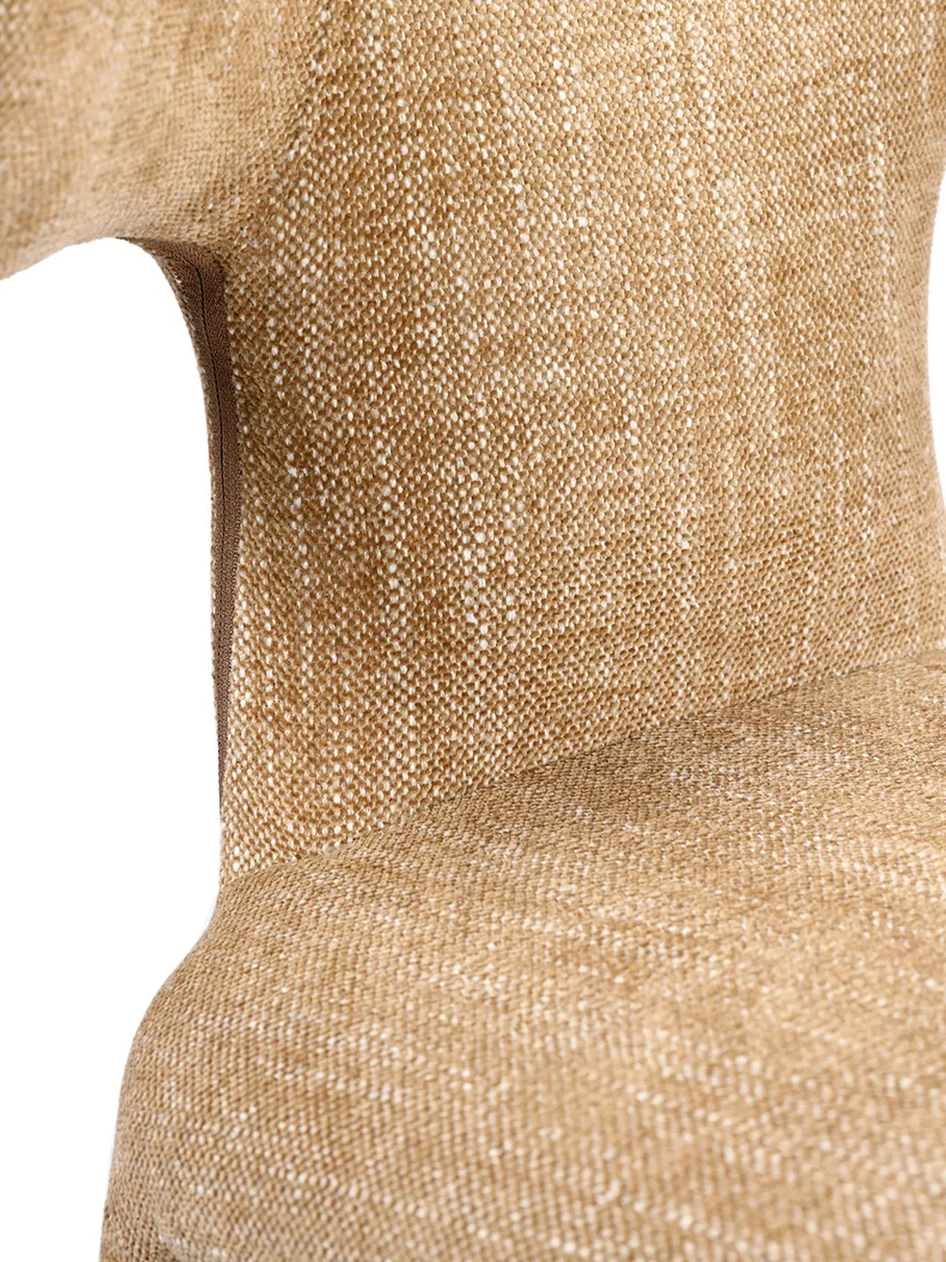 Pair Upholstered Dining Chairs - Beige