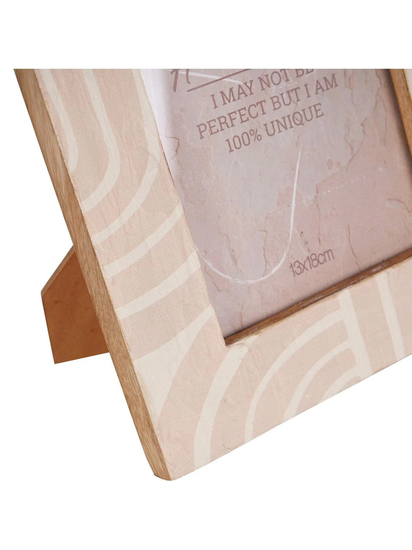 Photo Frame 13x18cm - Cream, Mango Wood