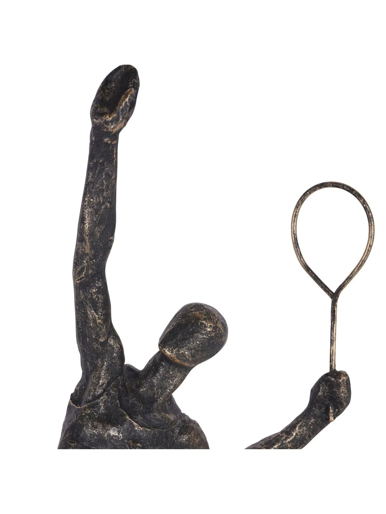 Racquet Player Sculpture - Bronze