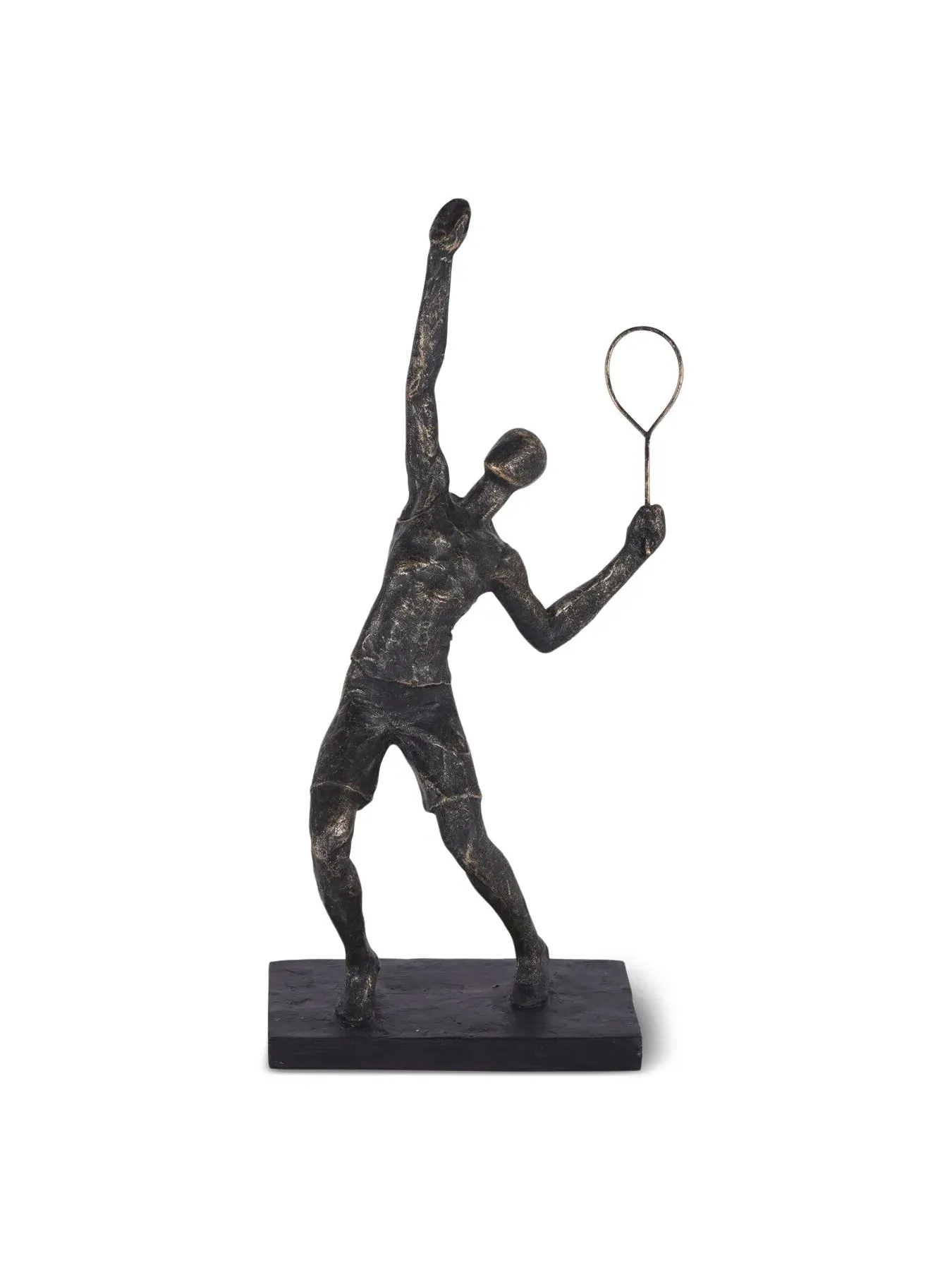 Racquet Player Sculpture - Bronze