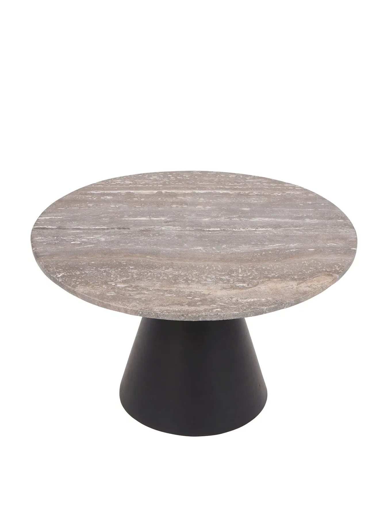 Rectangular Coffee Table - Grey, Travertine