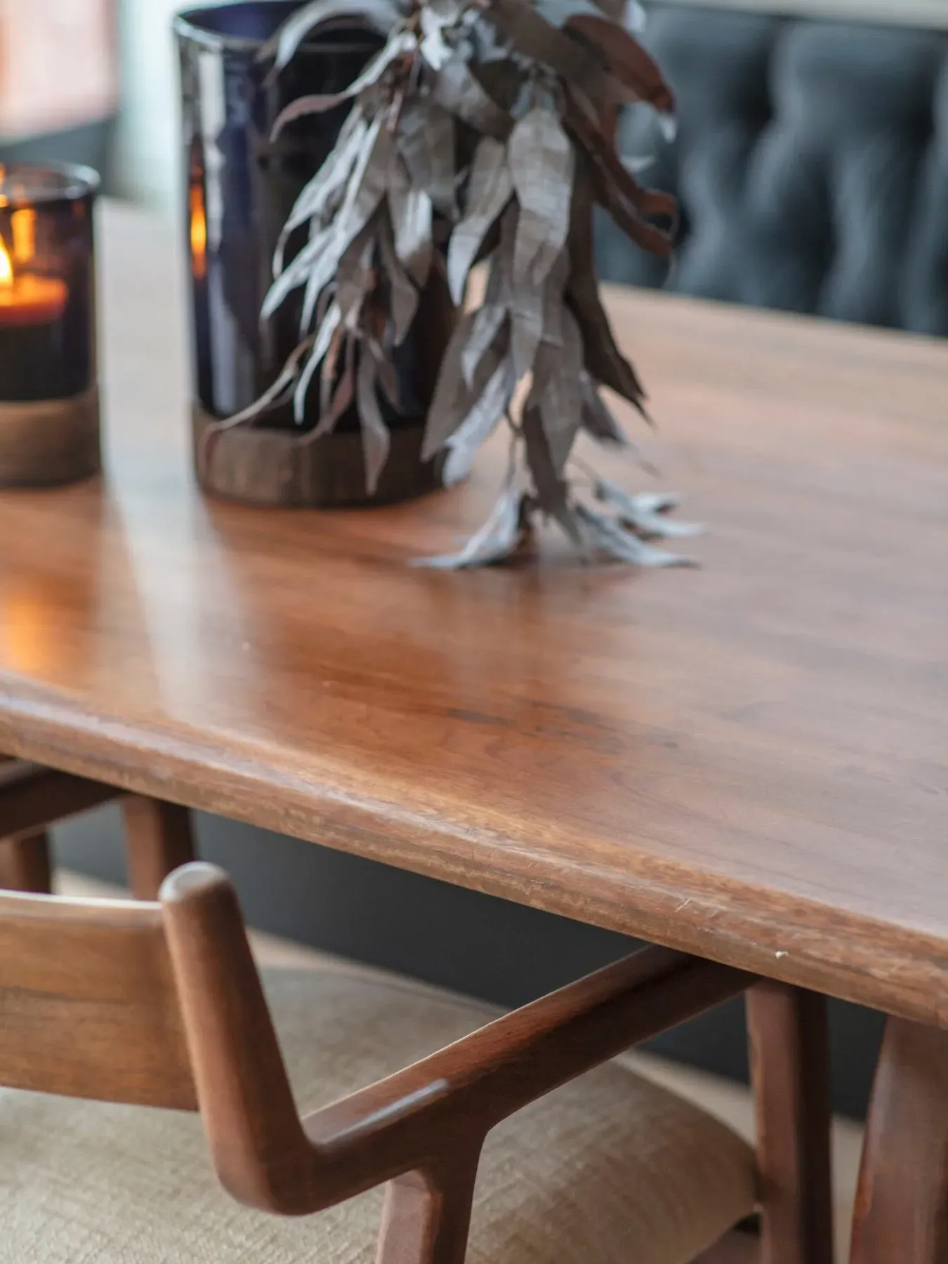 Rectangular Dining Table - Brown, Wood