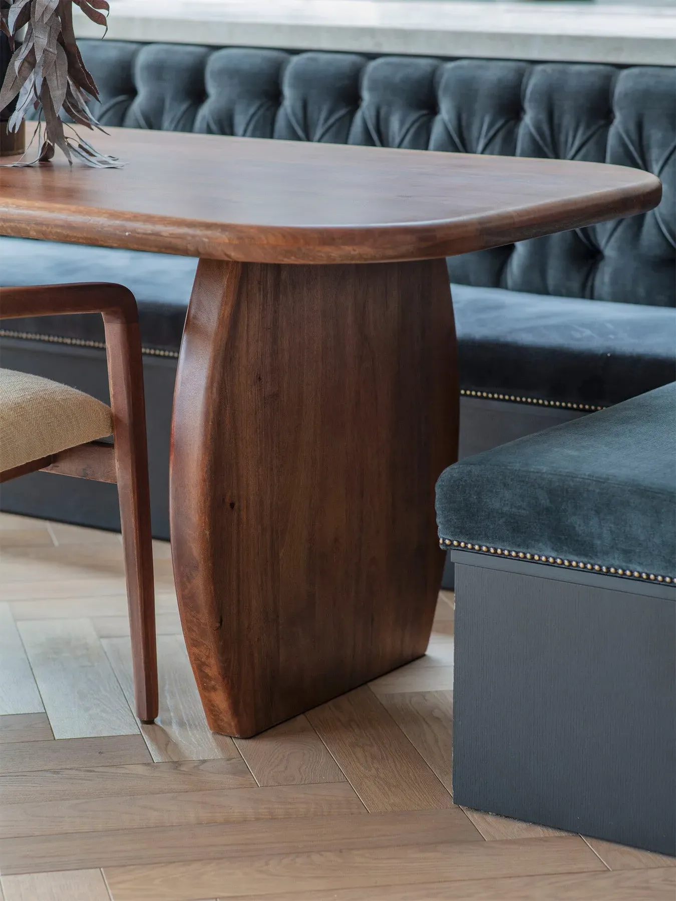 Rectangular Dining Table - Brown, Wood
