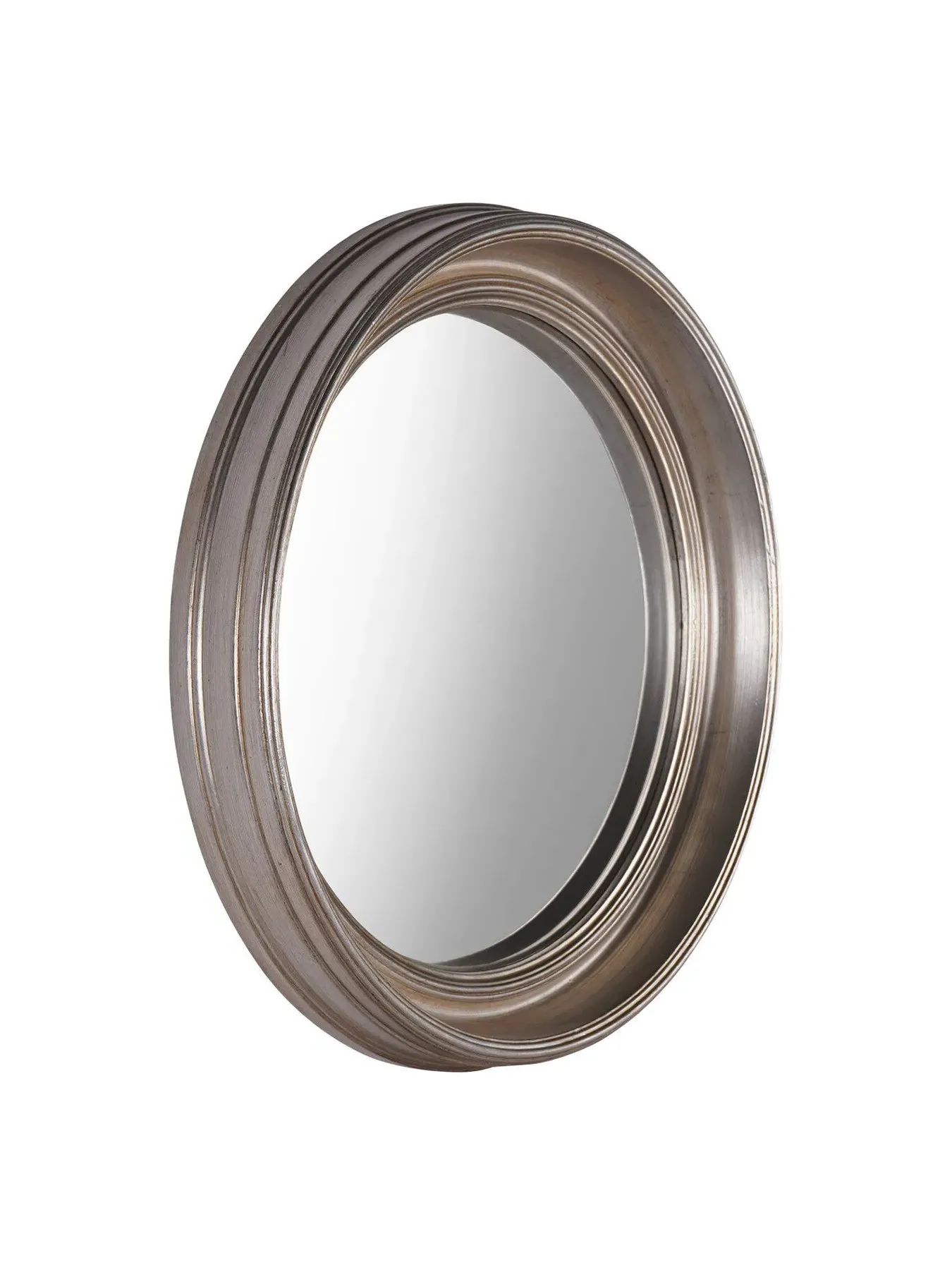 Round Convex Mirror - Country Silver