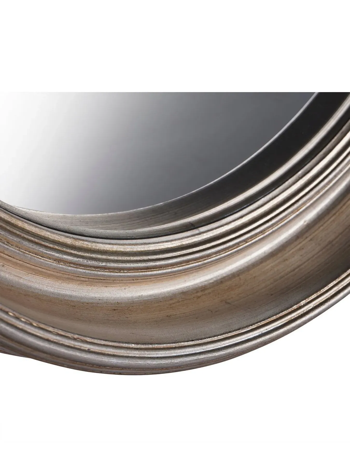 Round Convex Mirror - Country Silver