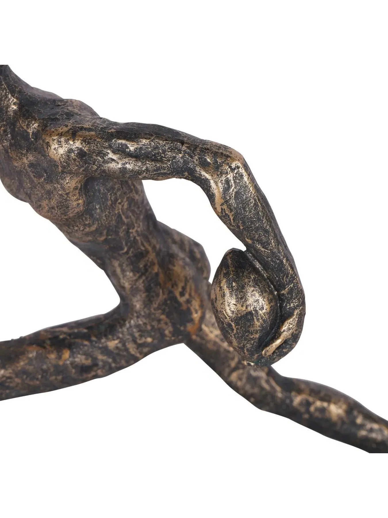 Rugby Player Sculpture - Bronze
