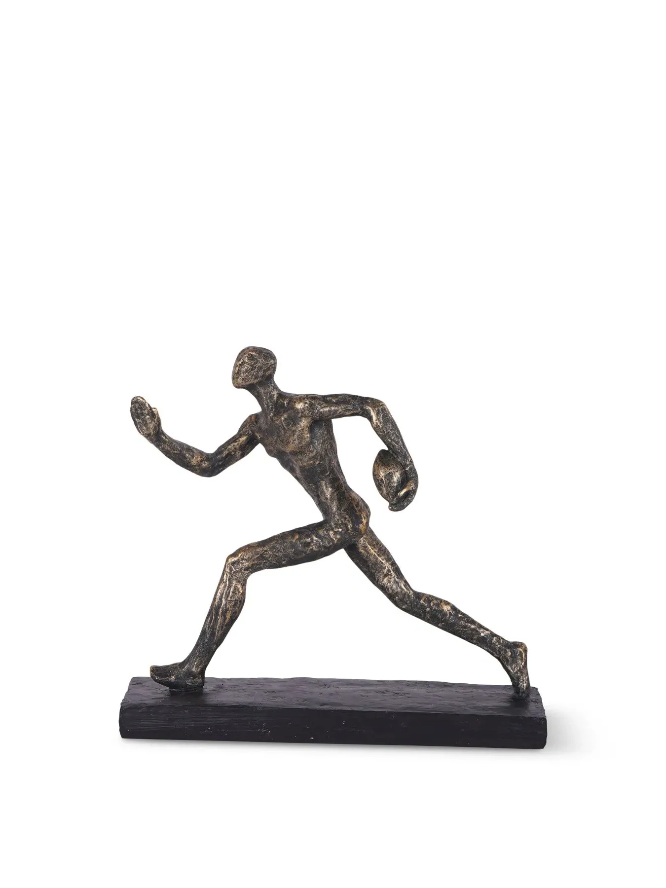 Rugby Player Sculpture - Bronze image