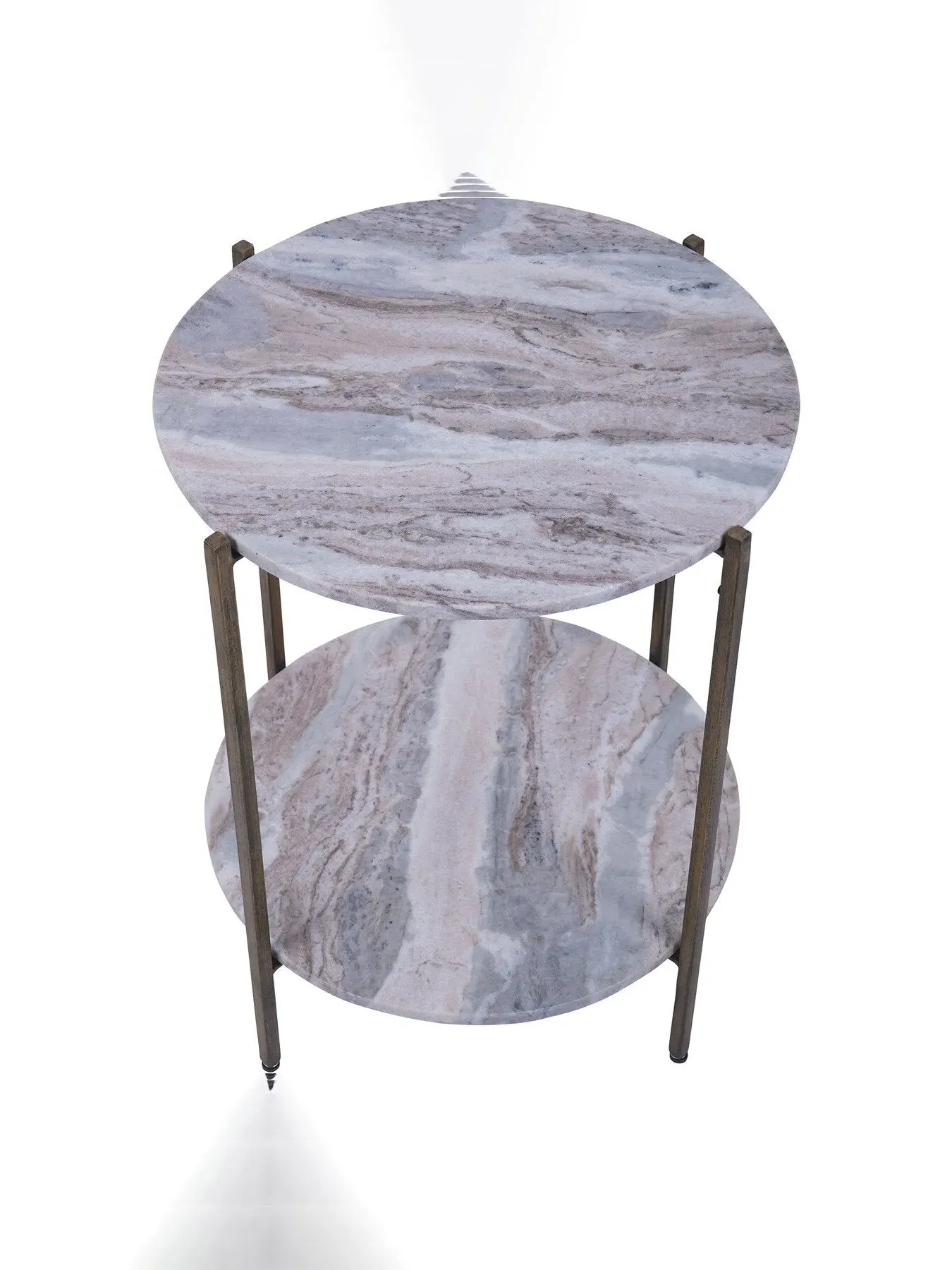 Side Table with Base - Grey