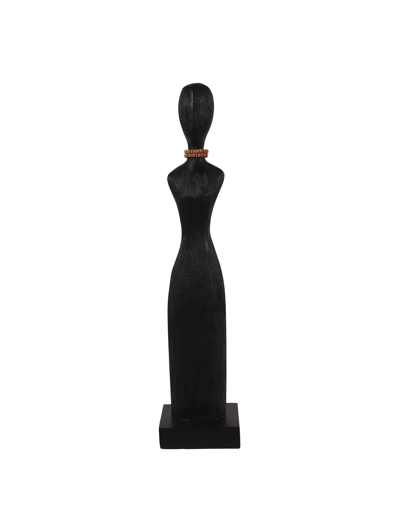 Small Abstract Female Sculpture - Black
