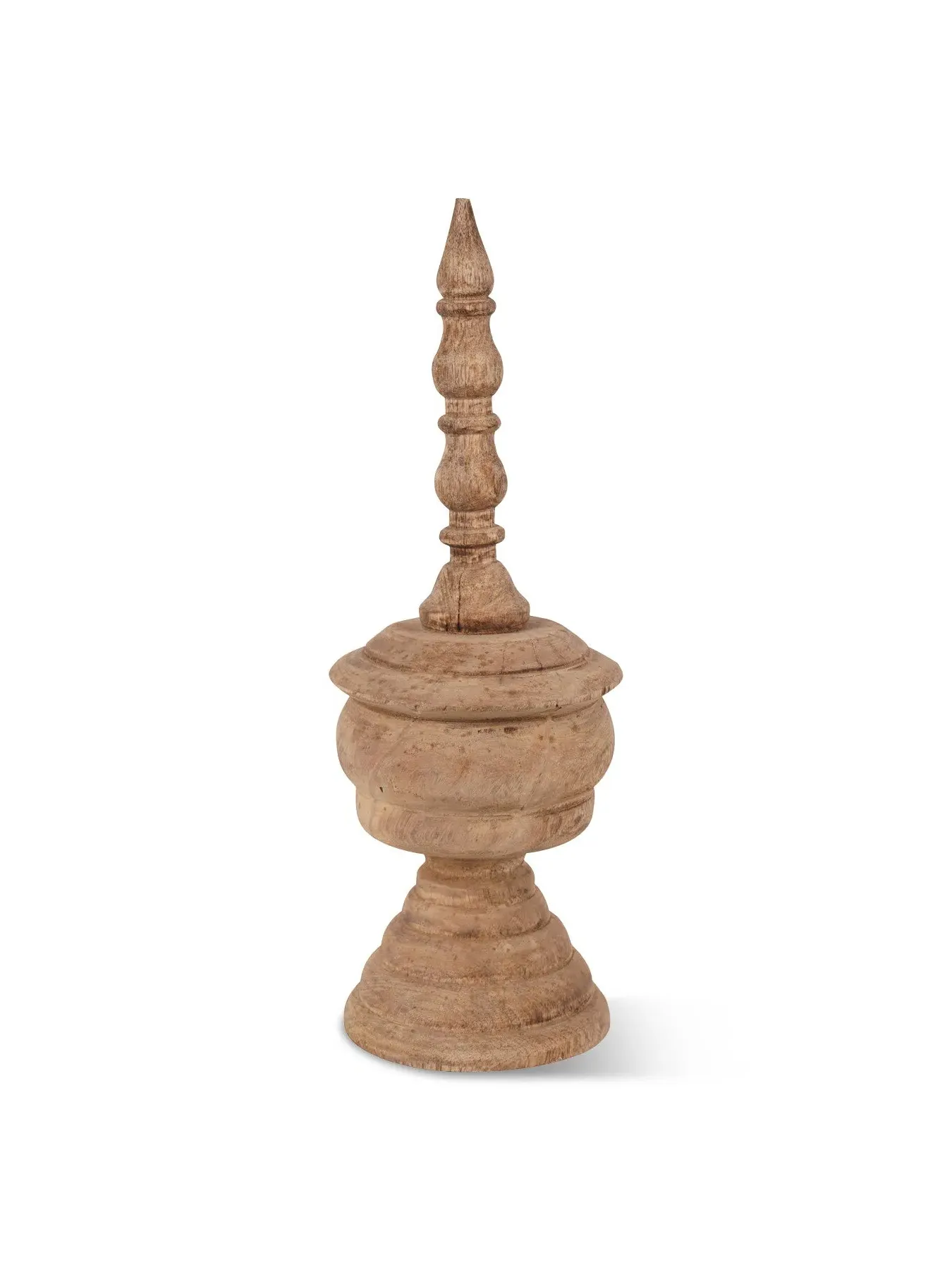 Small Hand Carved Sculpture - Natural, Wood image