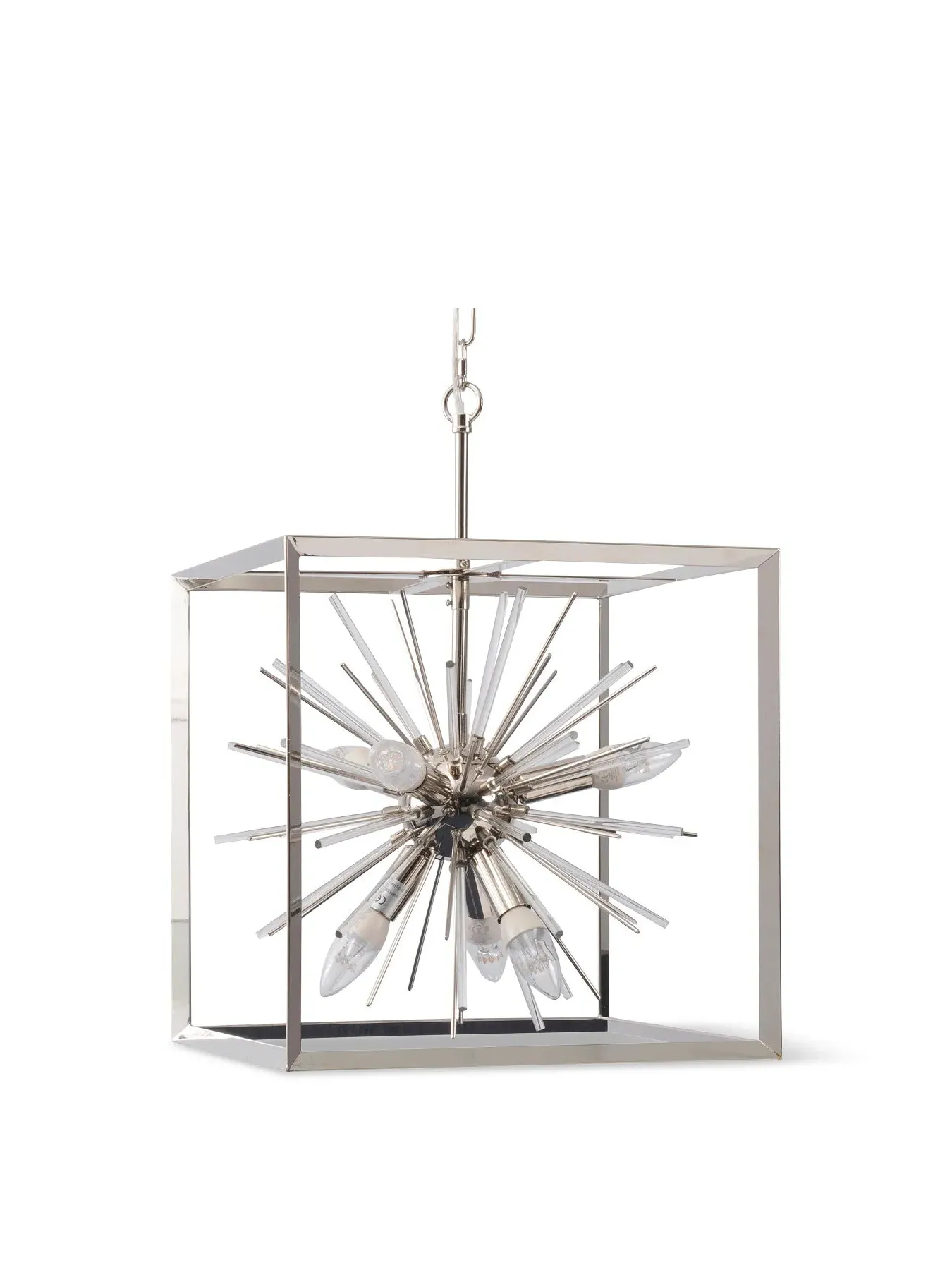 Small Starburst Chandelier E14 40W - Silver image