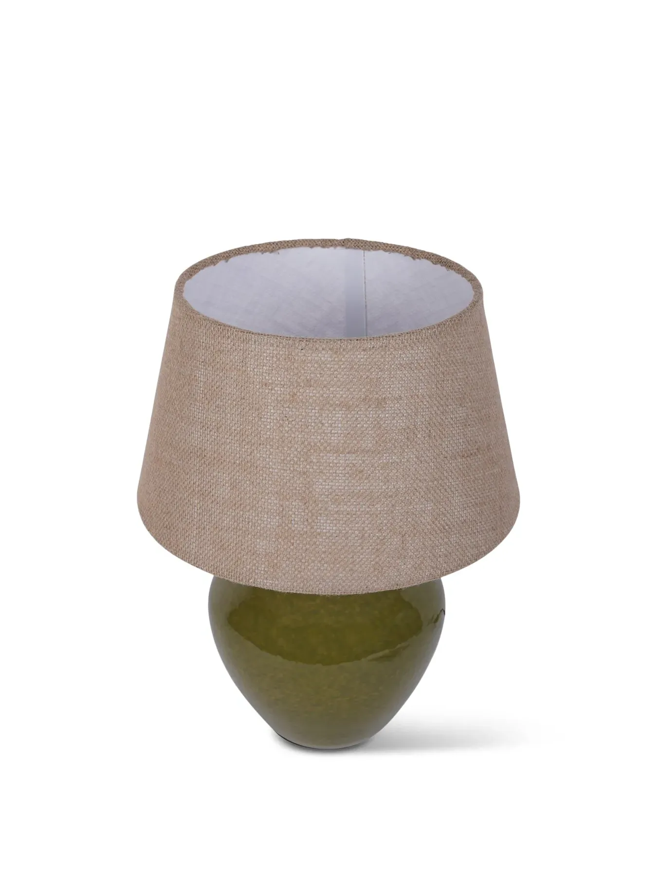 Small Table Lamp E27 60W - Green, Ceramic image