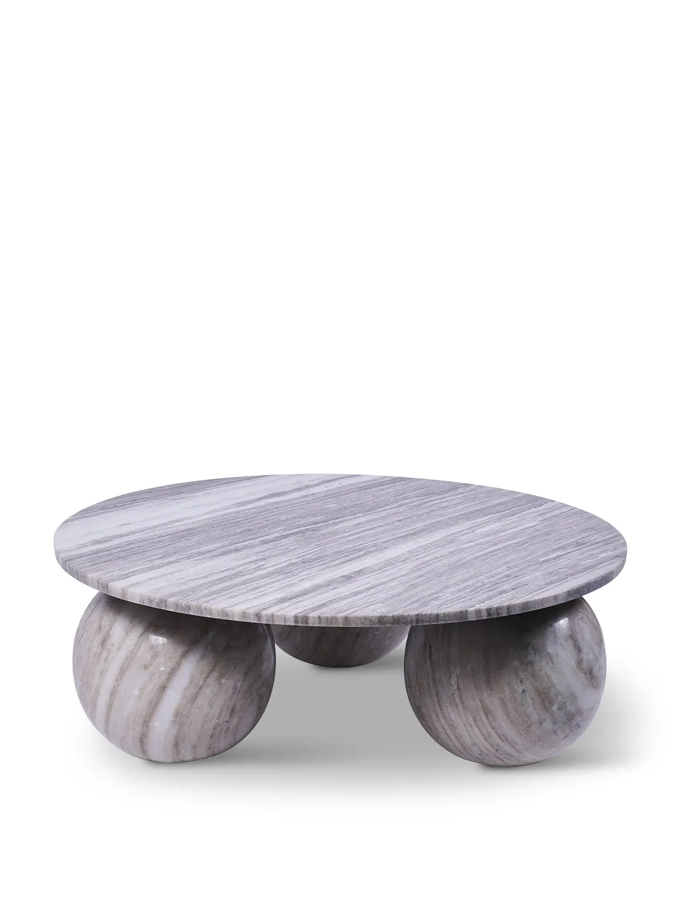 Square Coffee Table - Grey, Marble image