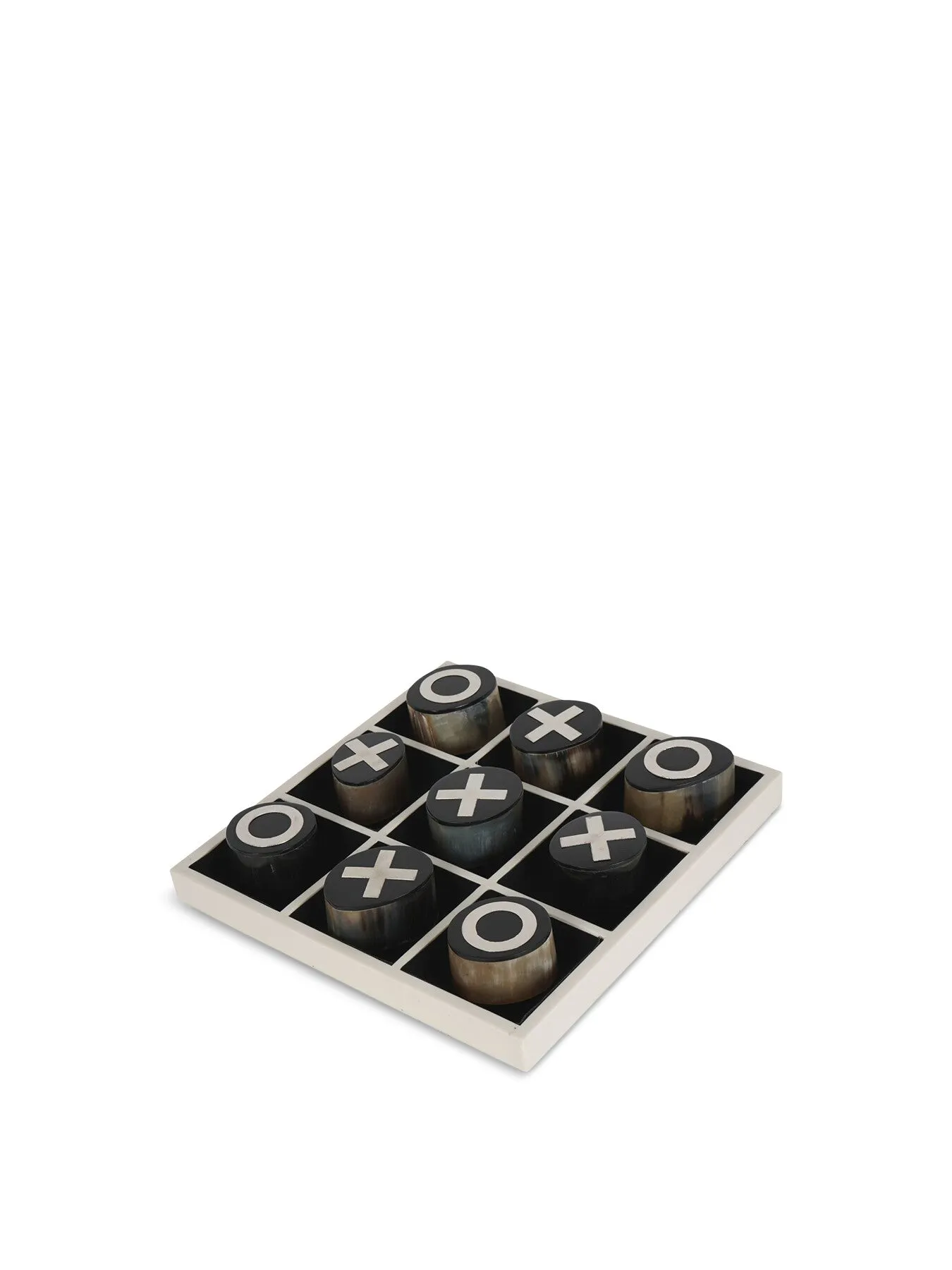 Stack Noughts And Crosses Game Set - Black