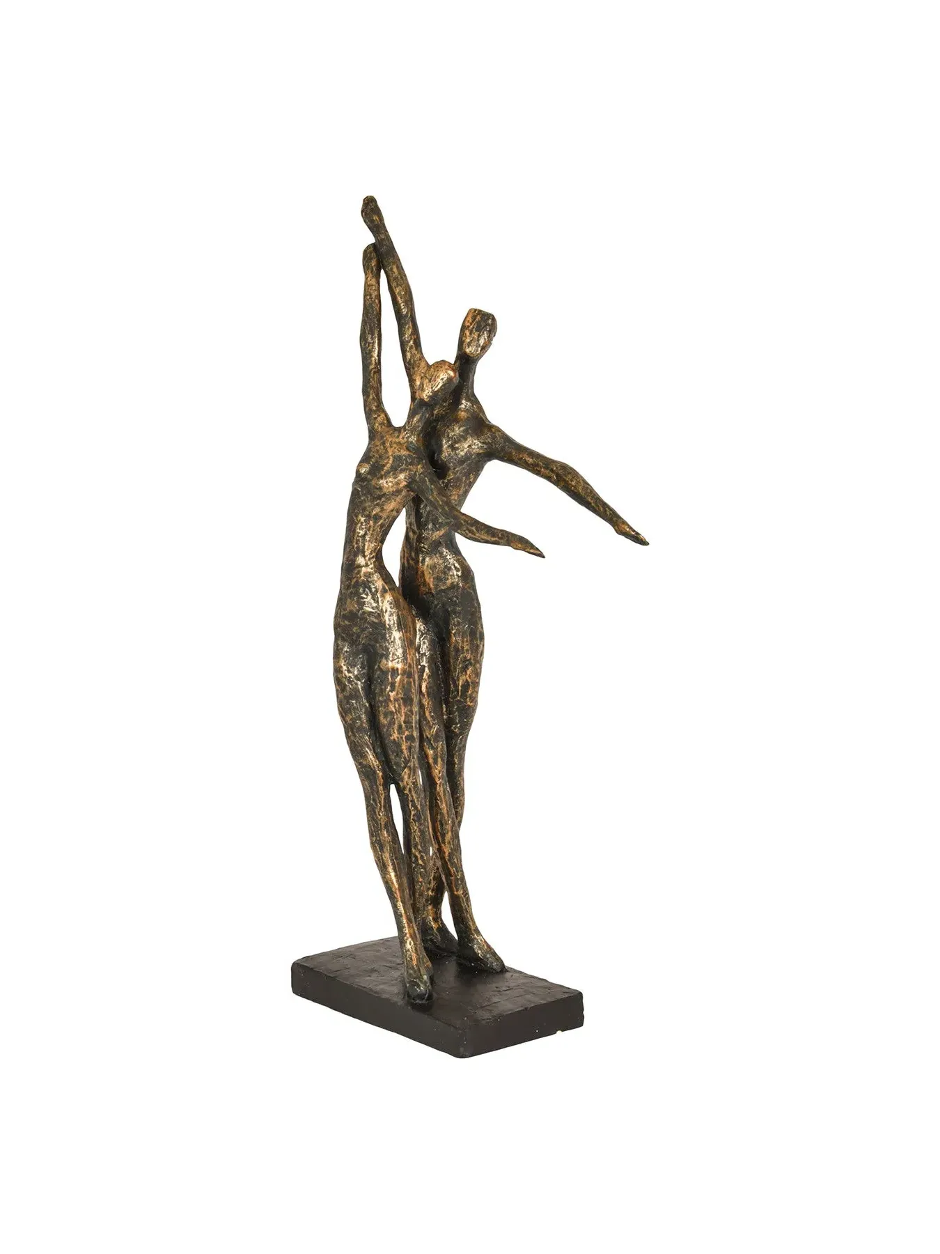 Standing Couple Figurine - Bronze, Resin
