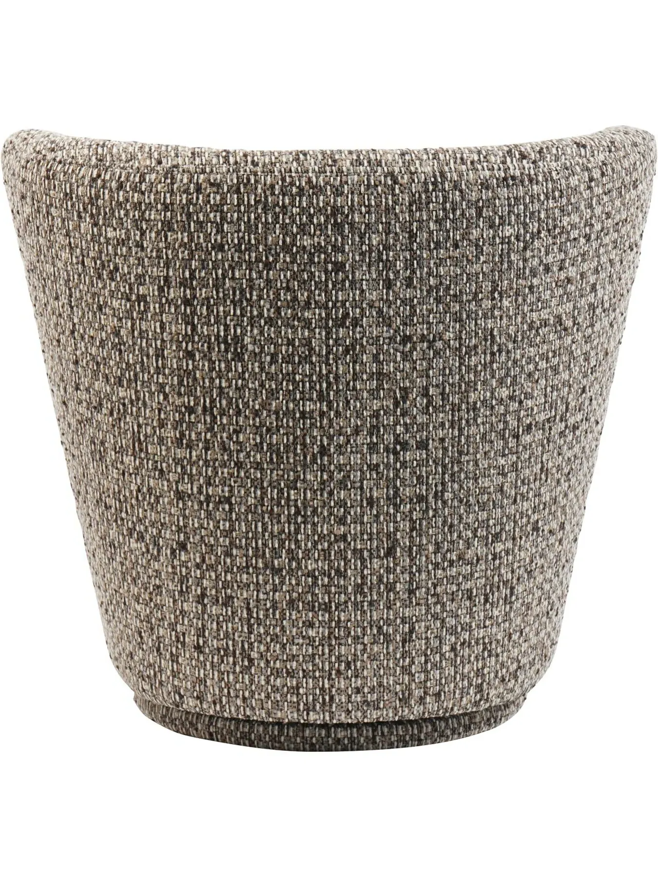 Swivel Chair with Textured Upholstery - Mocha