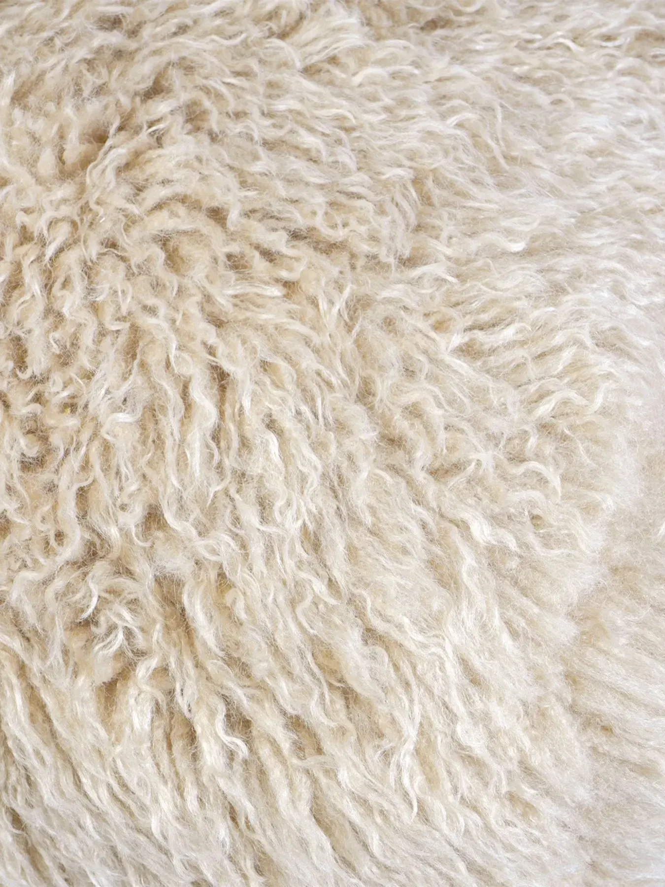 Swivel Occasional Chair - Dark Coffee, Faux Sheepskin