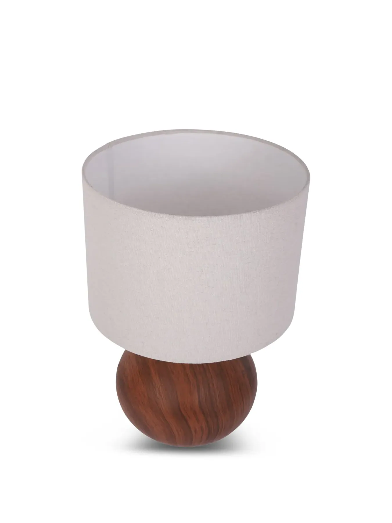 Table Lamp with Shade E27 60W - Beige, Ceramic image