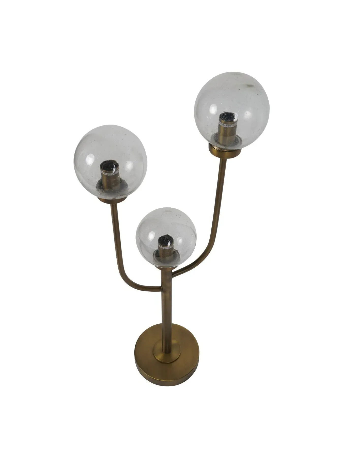 Three Globe Table Lamp - Bronze