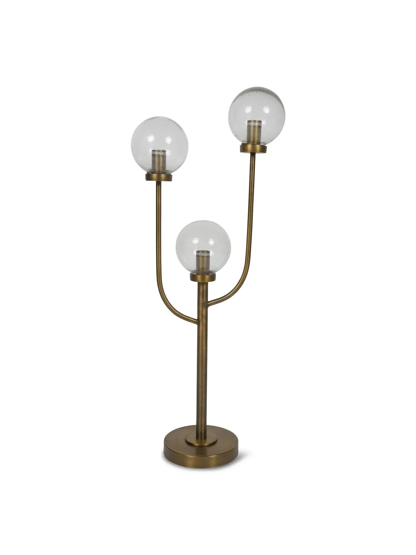 Three Globe Table Lamp - Bronze image