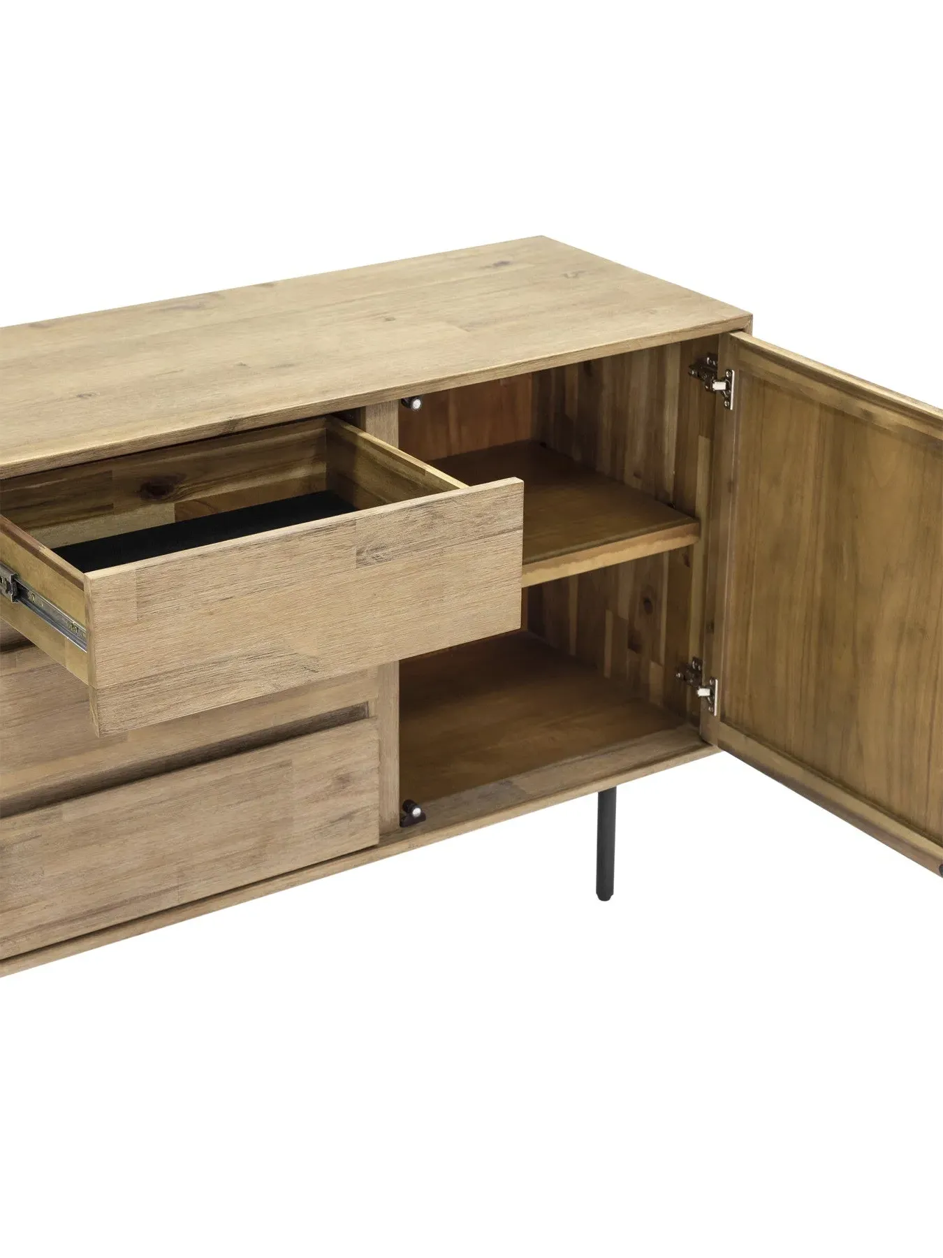 Two Door Three Drawer Buffet - Natural, Acacia
