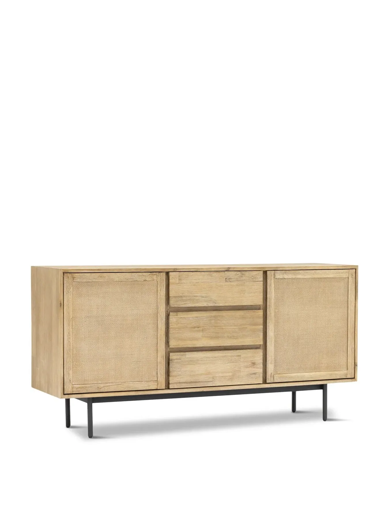 Two Door Three Drawer Buffet - Natural, Acacia image
