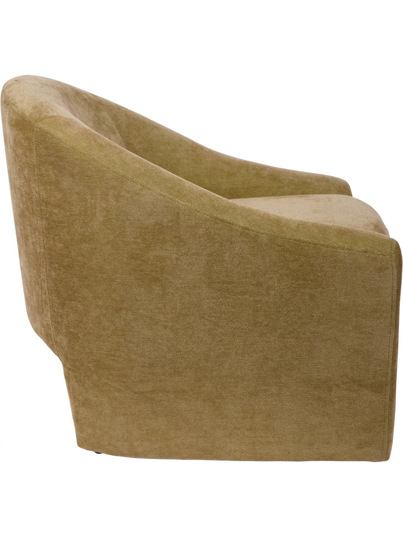 Upholstered Chair with Padding - Olive, Fabric