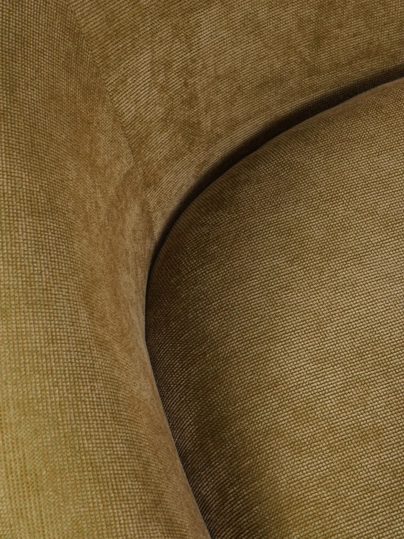 Upholstered Chair with Padding - Olive, Fabric