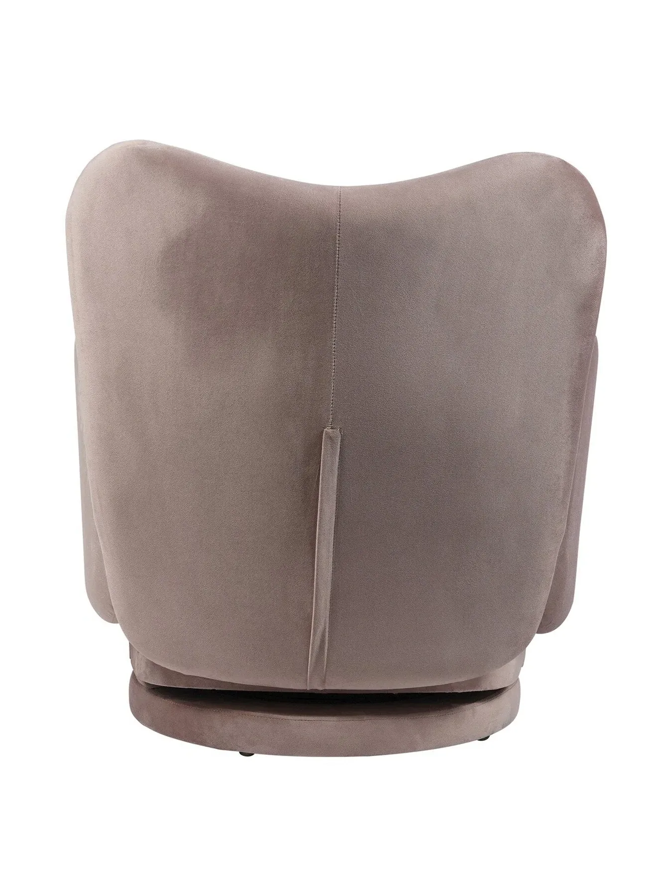 Upholstered Swivel Chair - Pink, Velvet