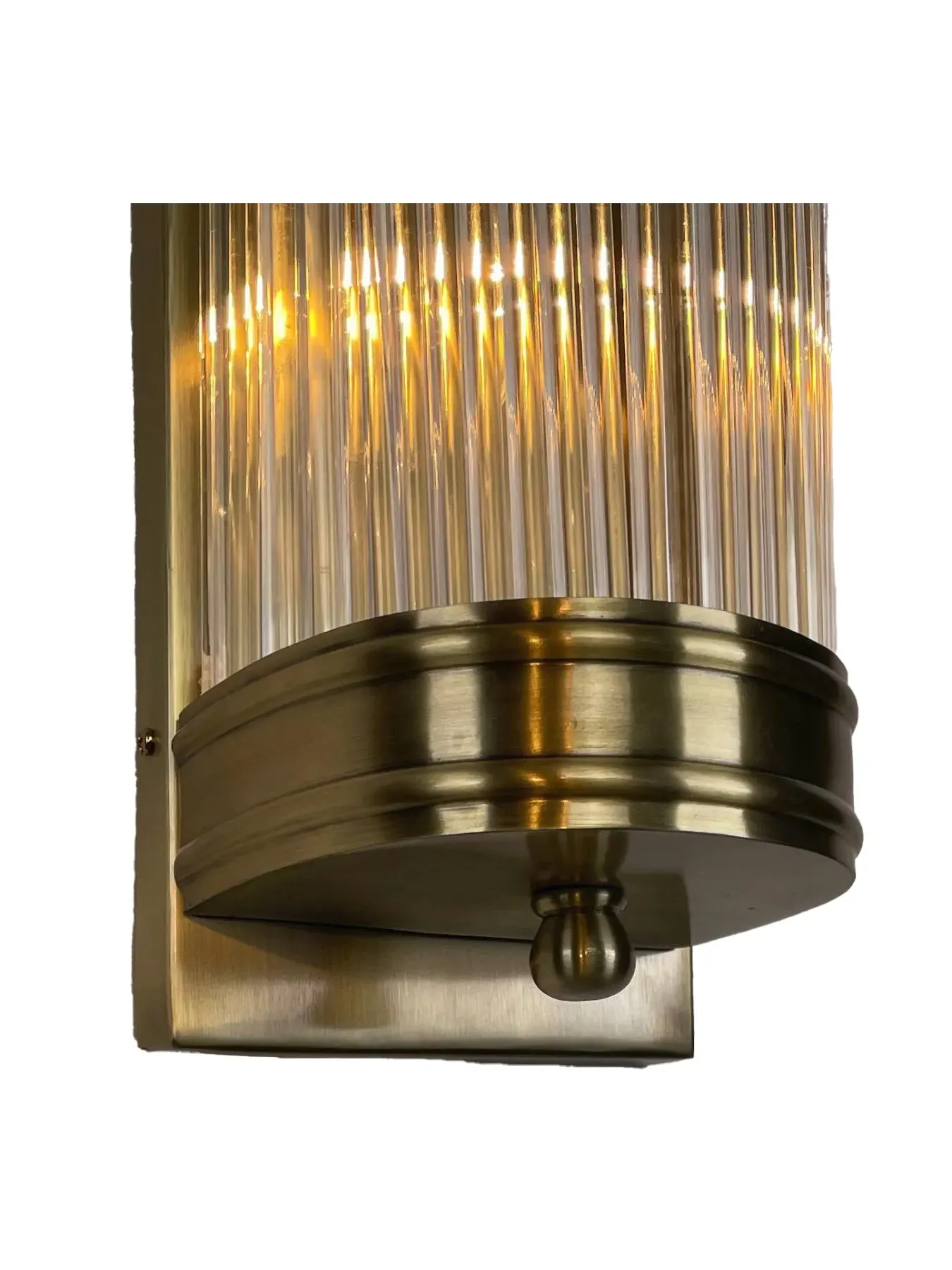 Wall Lamp with Adjustable Arm - Bronze, Metal
