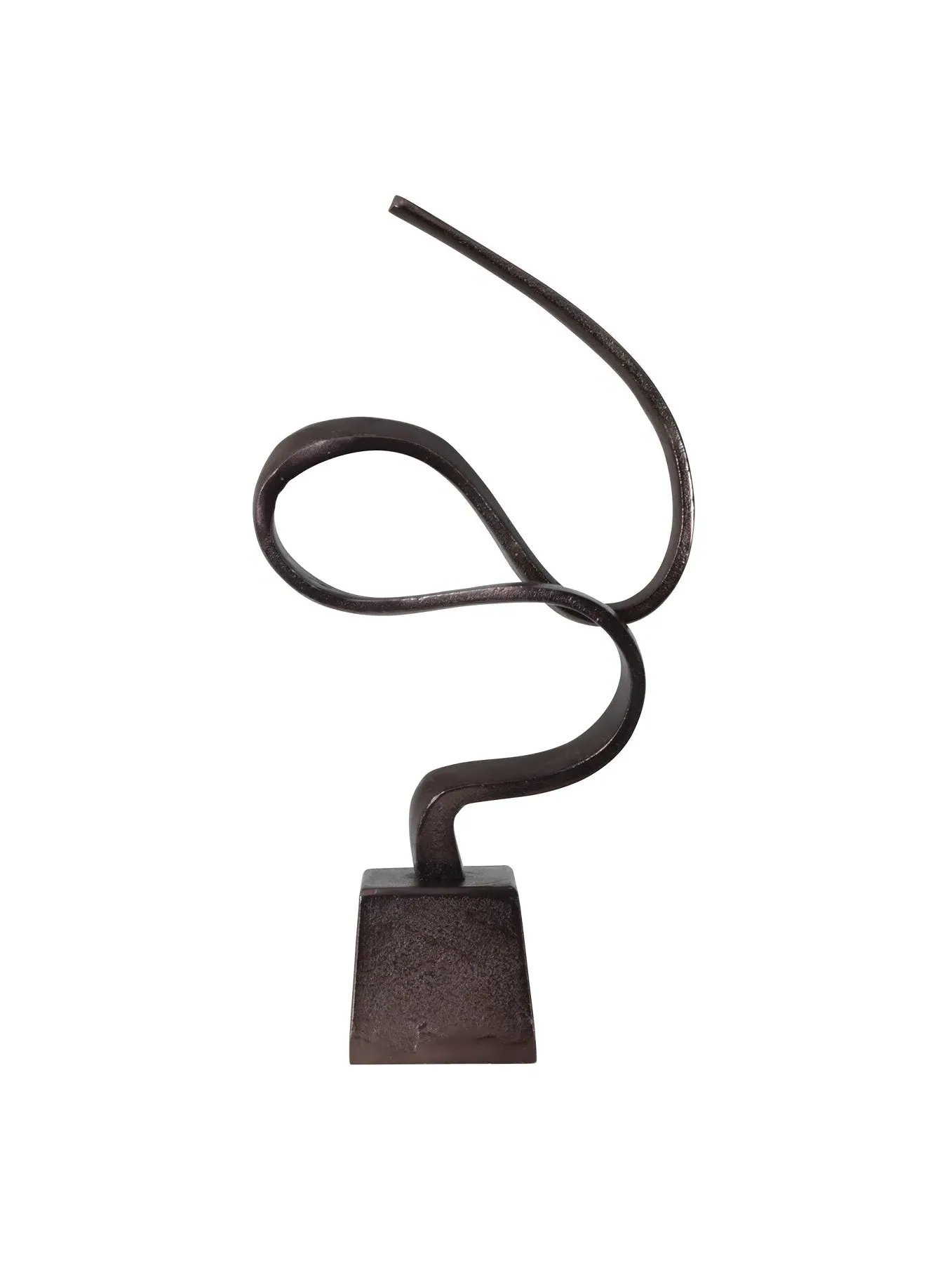 Wellness Sculpture on Base - Bronze, Aluminium