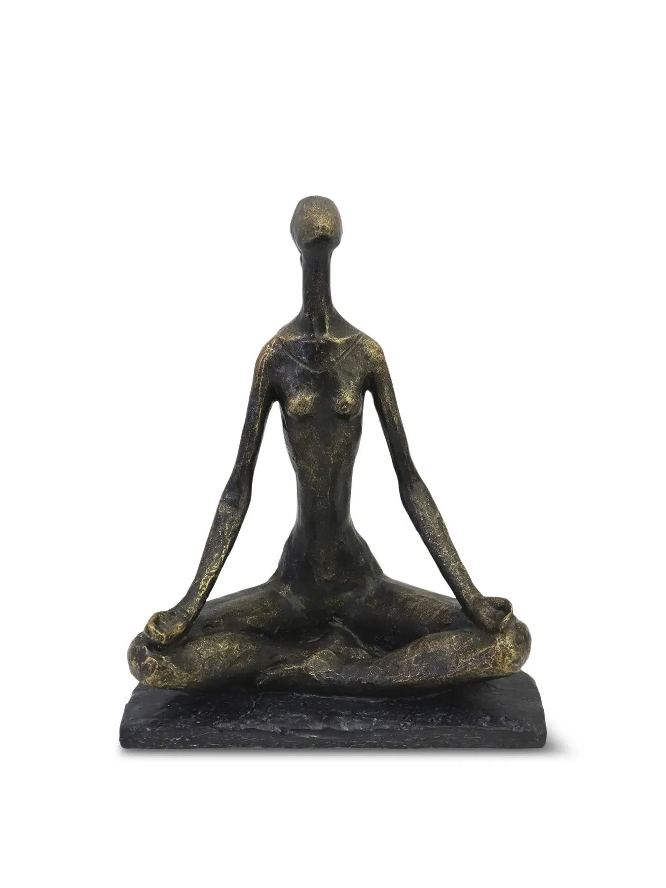 Yoga Pose Sculpture - Bronze image