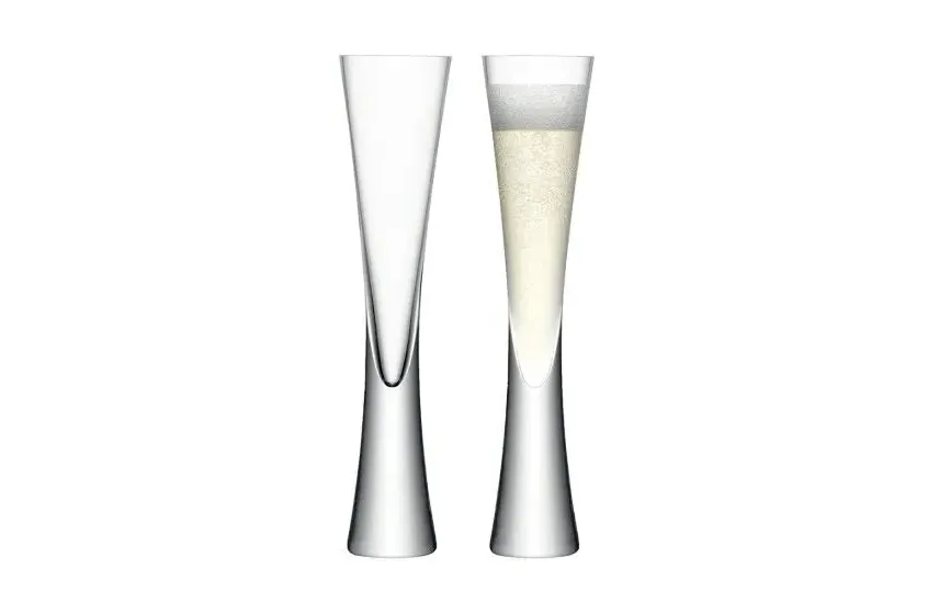 2-Piece Champagne Flute Set - Clear Glass image