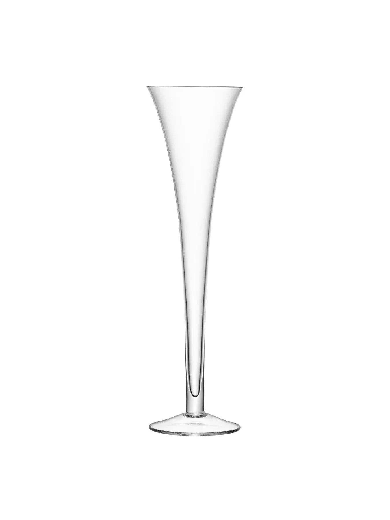 2-Piece Hollow Stem Flute Set - Clear Glass