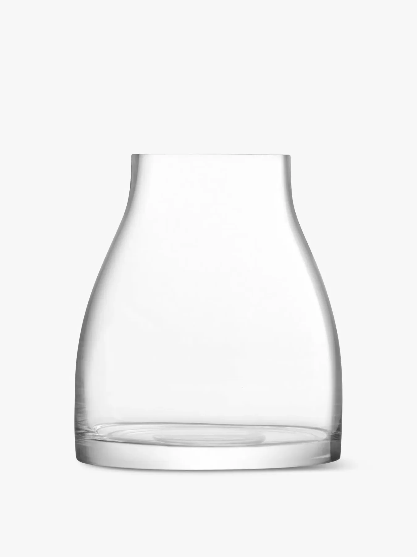 21cm Flower Vase - Clear, Glass image