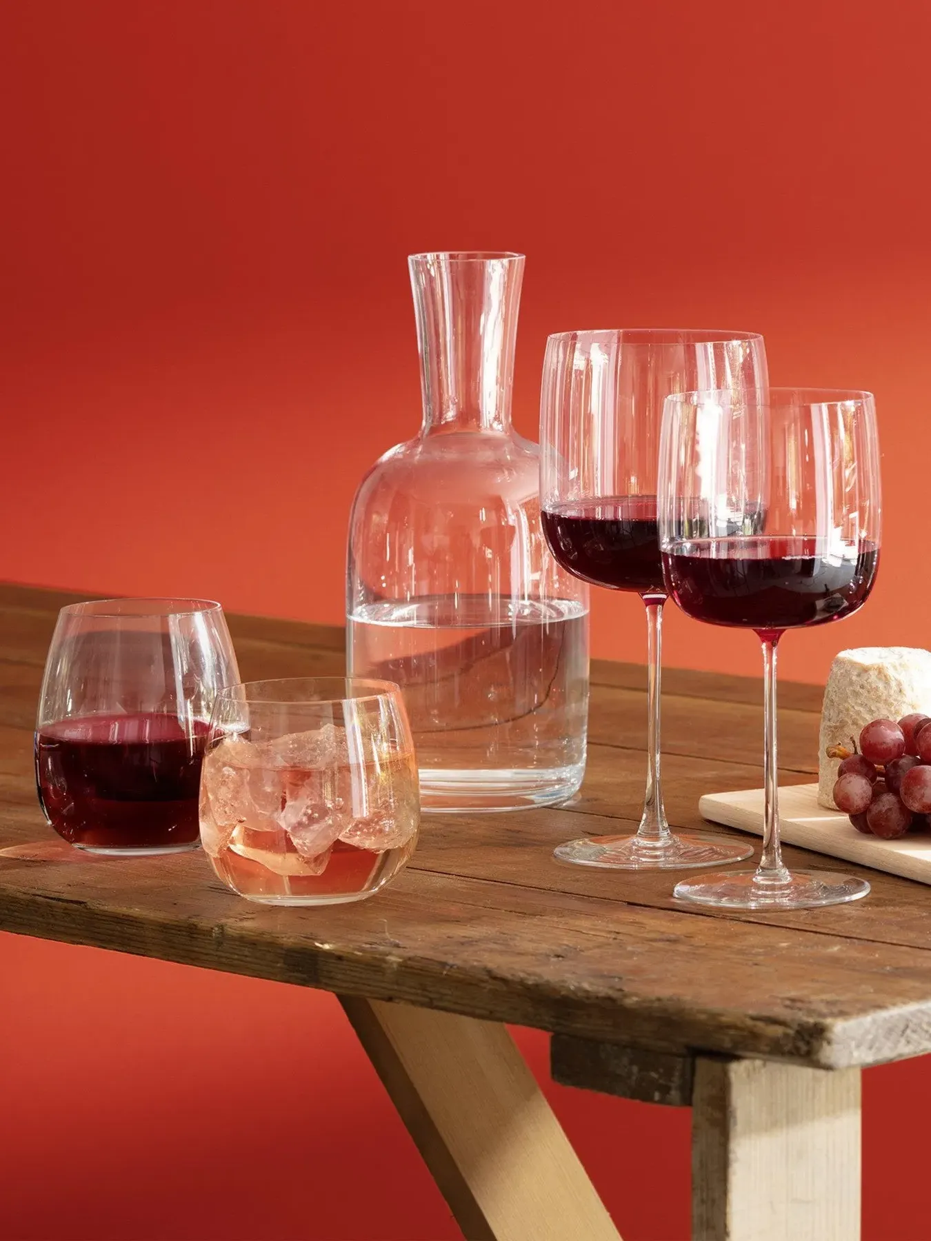 4-Piece Champagne Tulip Glass Set - Clear Glass