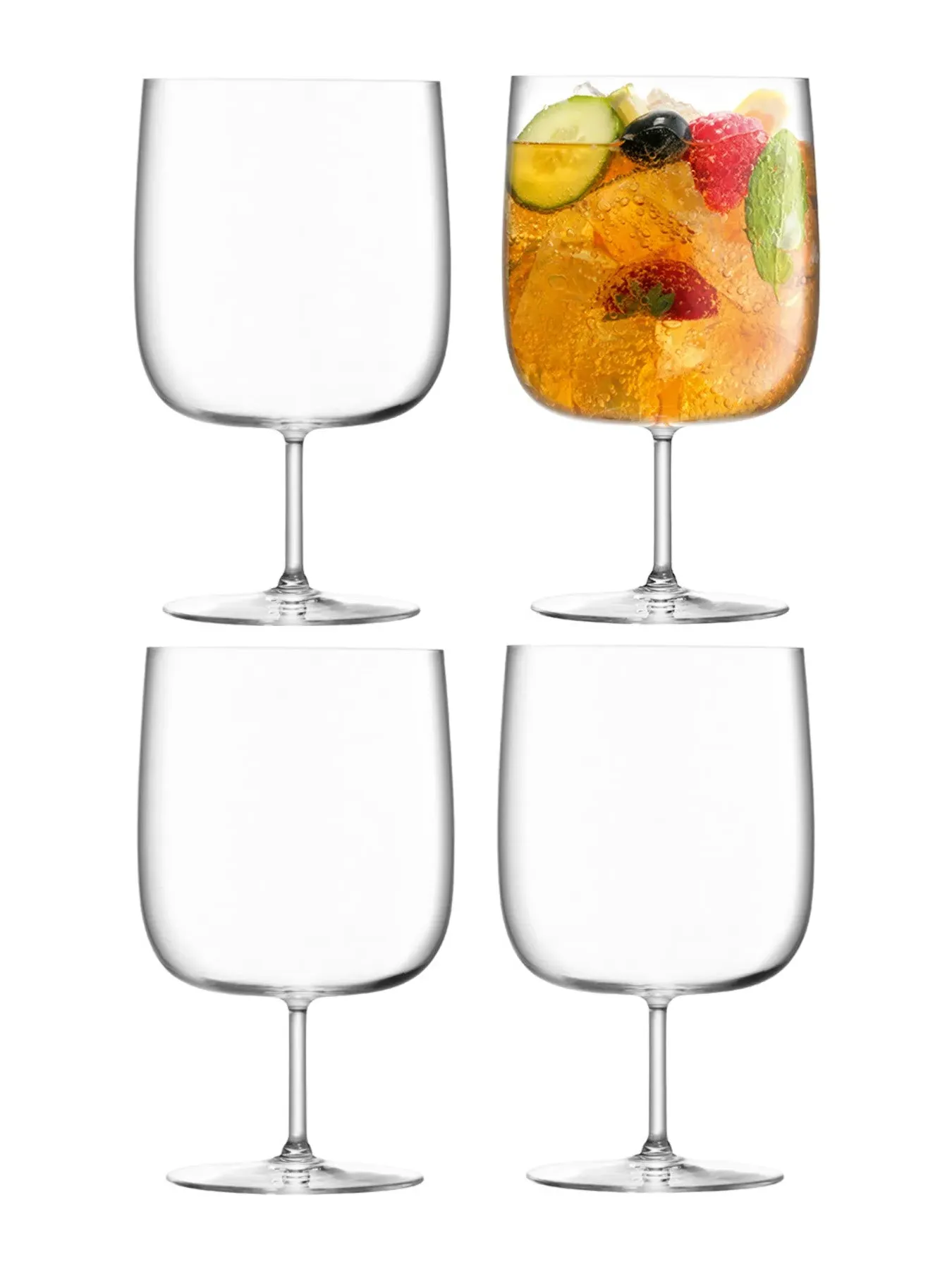4-Piece Craft Beer Glass Set - Clear Glass