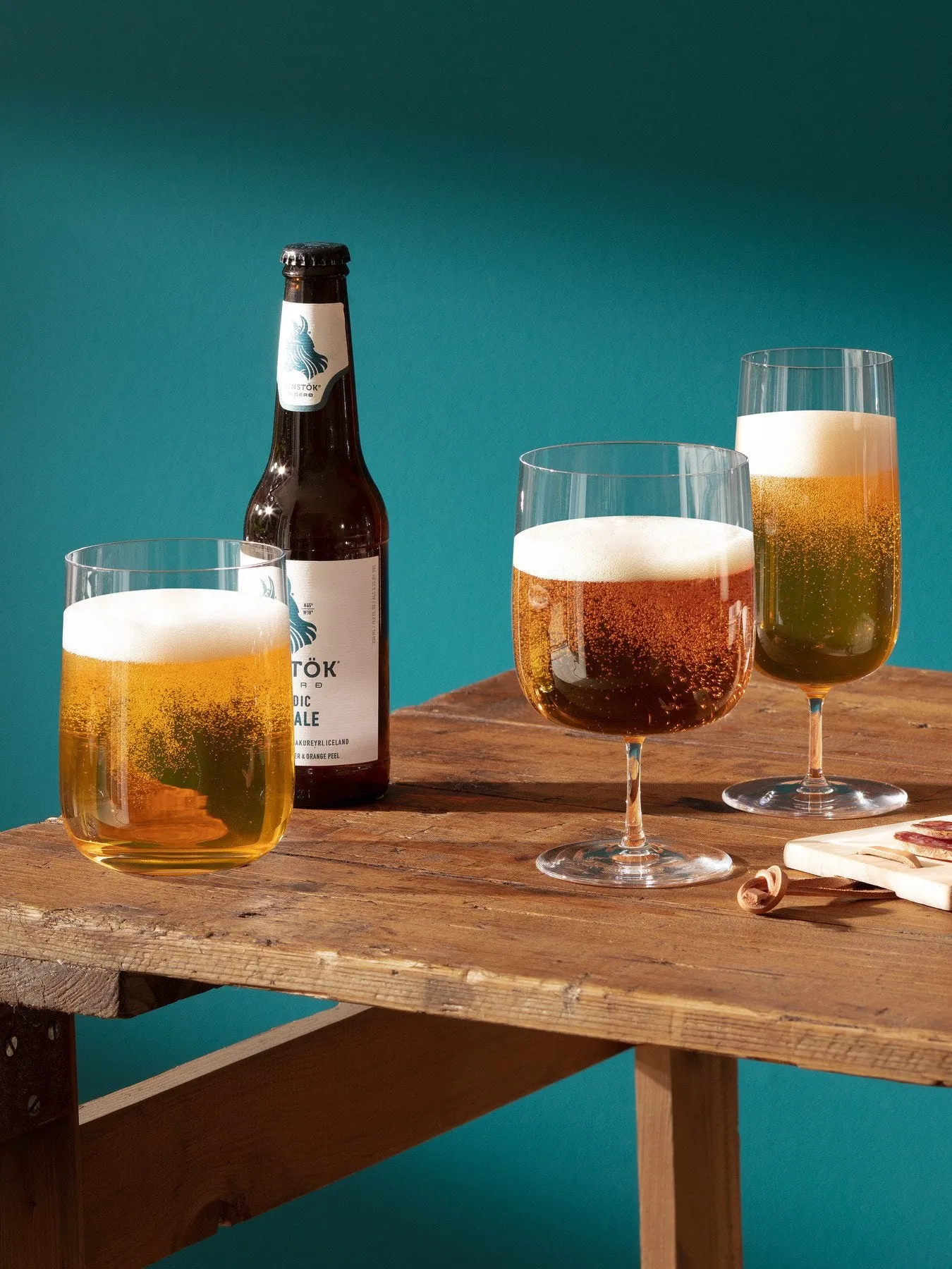 4-Piece Craft Beer Glass Set - Clear Glass