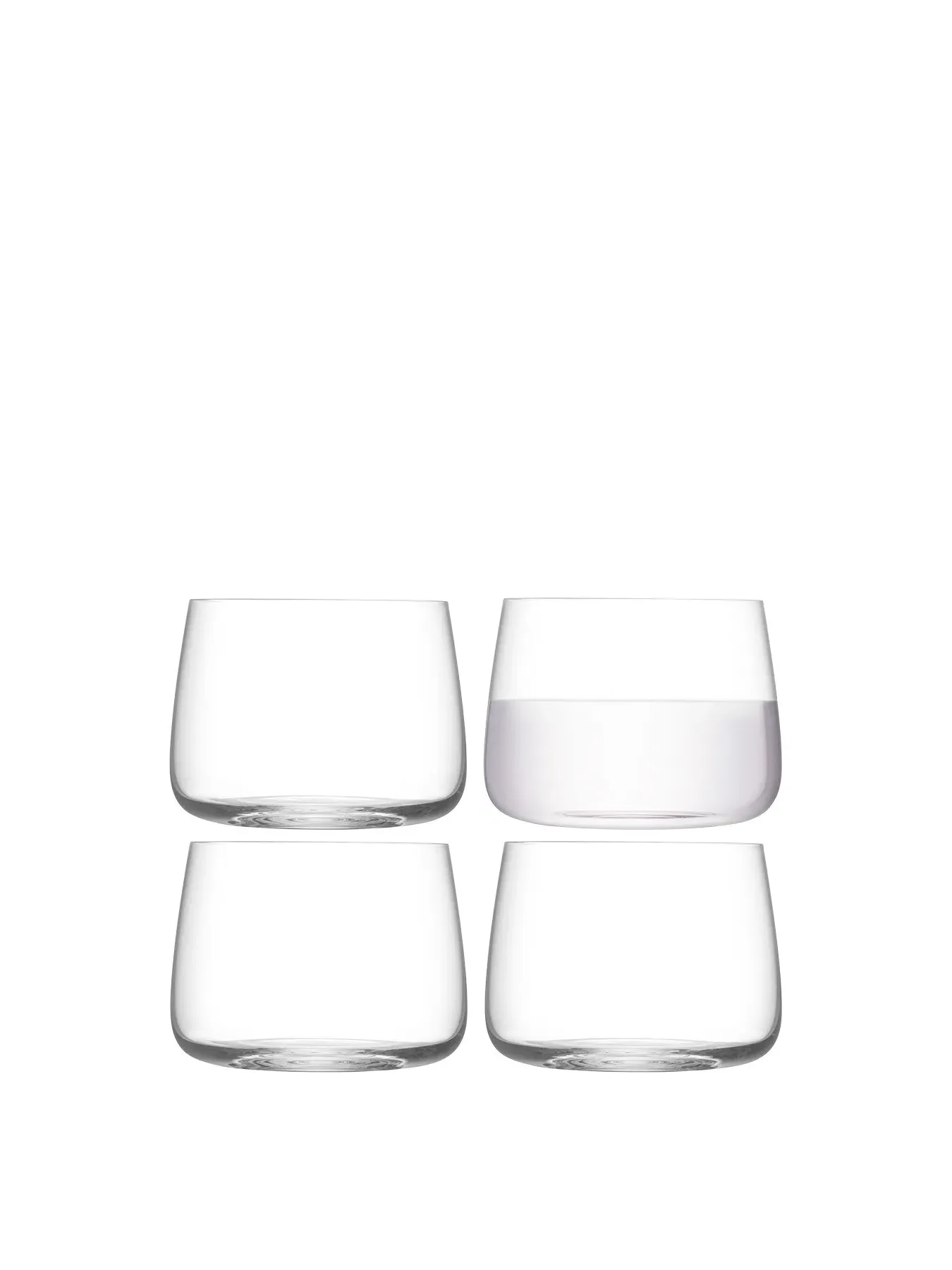 4-Piece Stemless Glass Set - Clear image