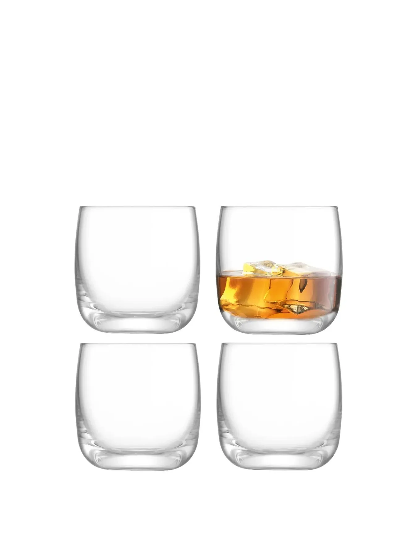 4-Piece Tumbler Set - Clear Glass image