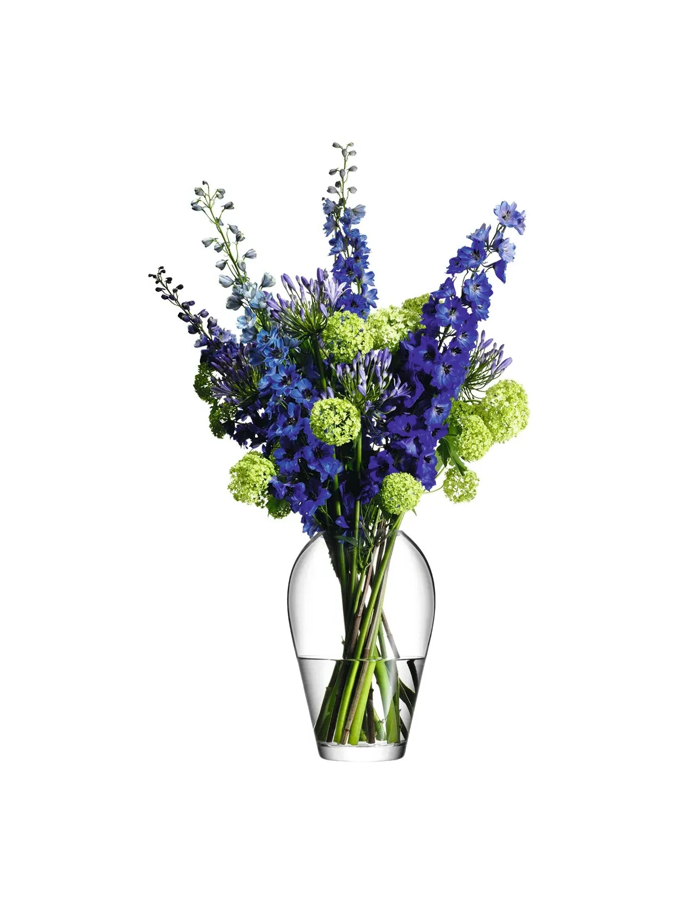 Grand Bouquet Vase - Clear, Mouth-Blown Glass