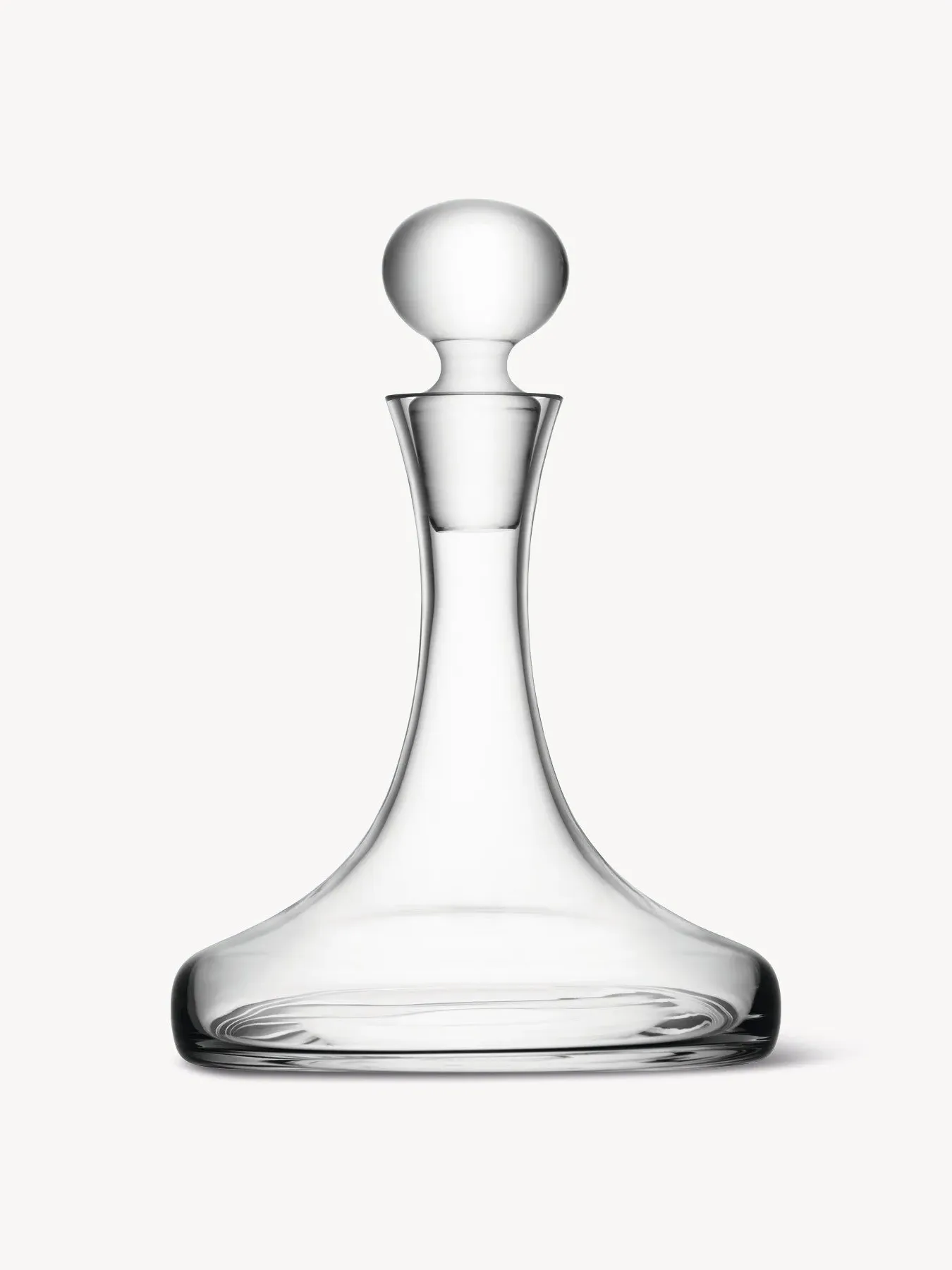 Ships Decanter 1L - Clear, Mouth-Blown Glass image
