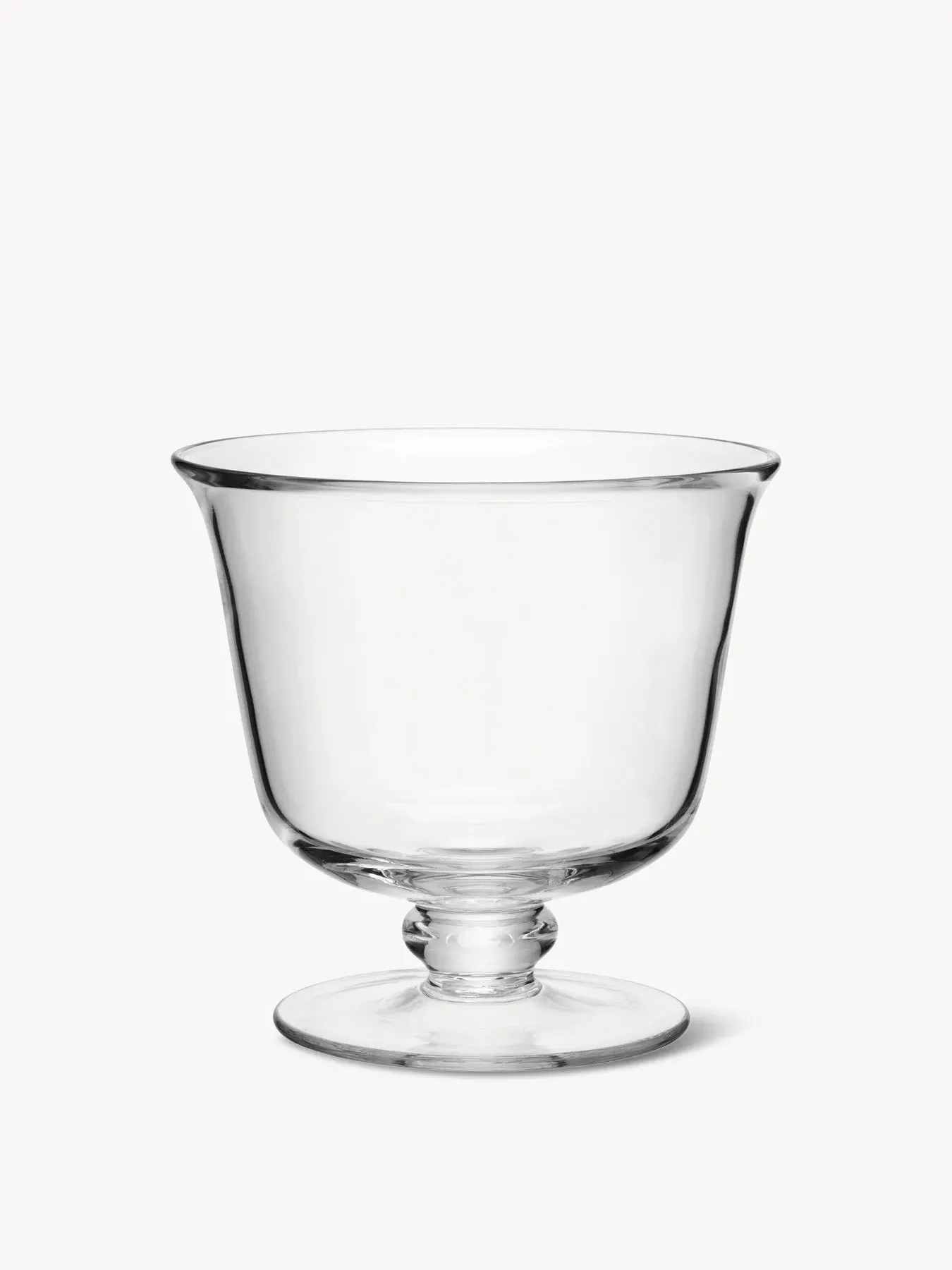 Tall Comport Bowl - Clear Glass image