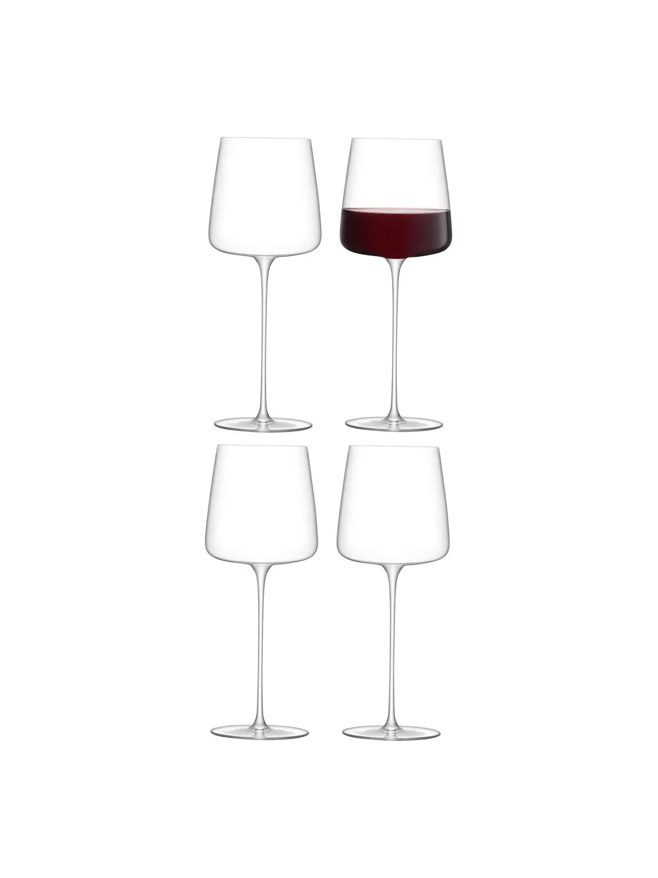 Wine Glass Set of 4 - Clear, Glass image