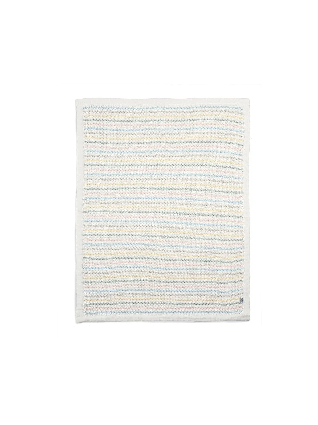 Knitted Baby Blanket - Multi, Soft Knit