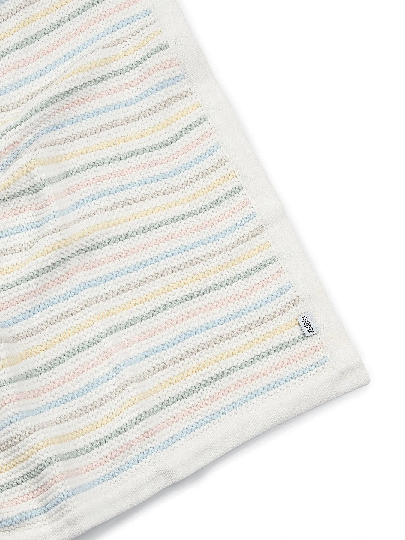 Knitted Baby Blanket - Multi, Soft Knit
