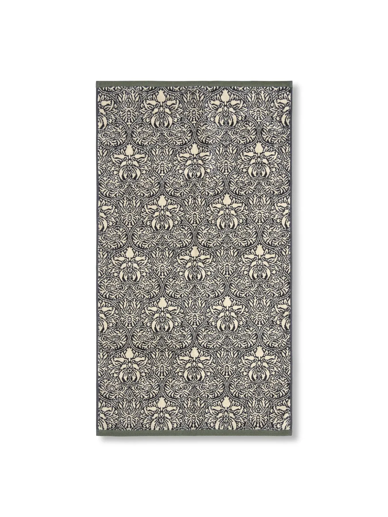 Bath Towel Jacquard Woven - Charcoal, Cotton image