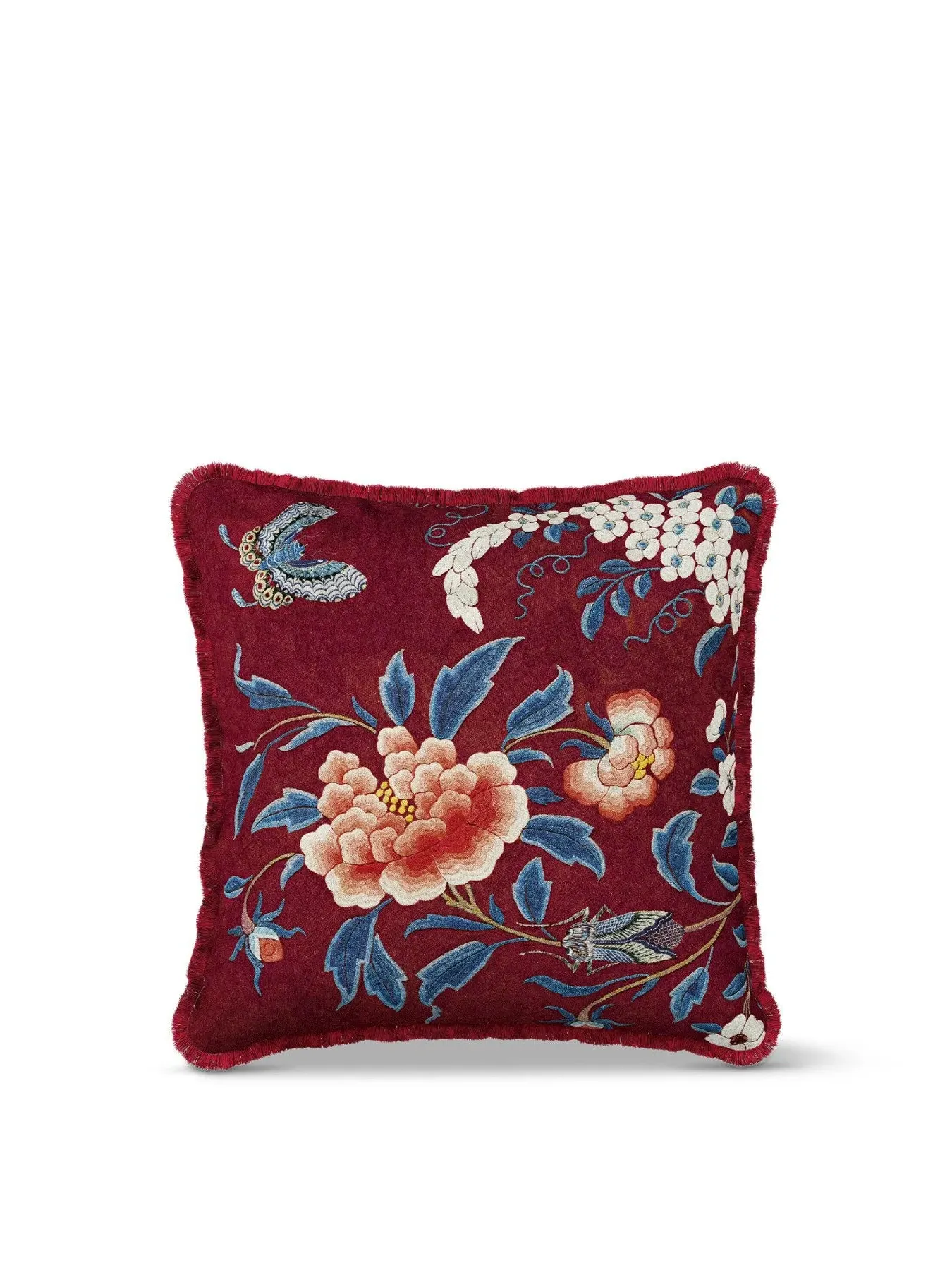 Chinoiserie Charm Cushion - Blue image